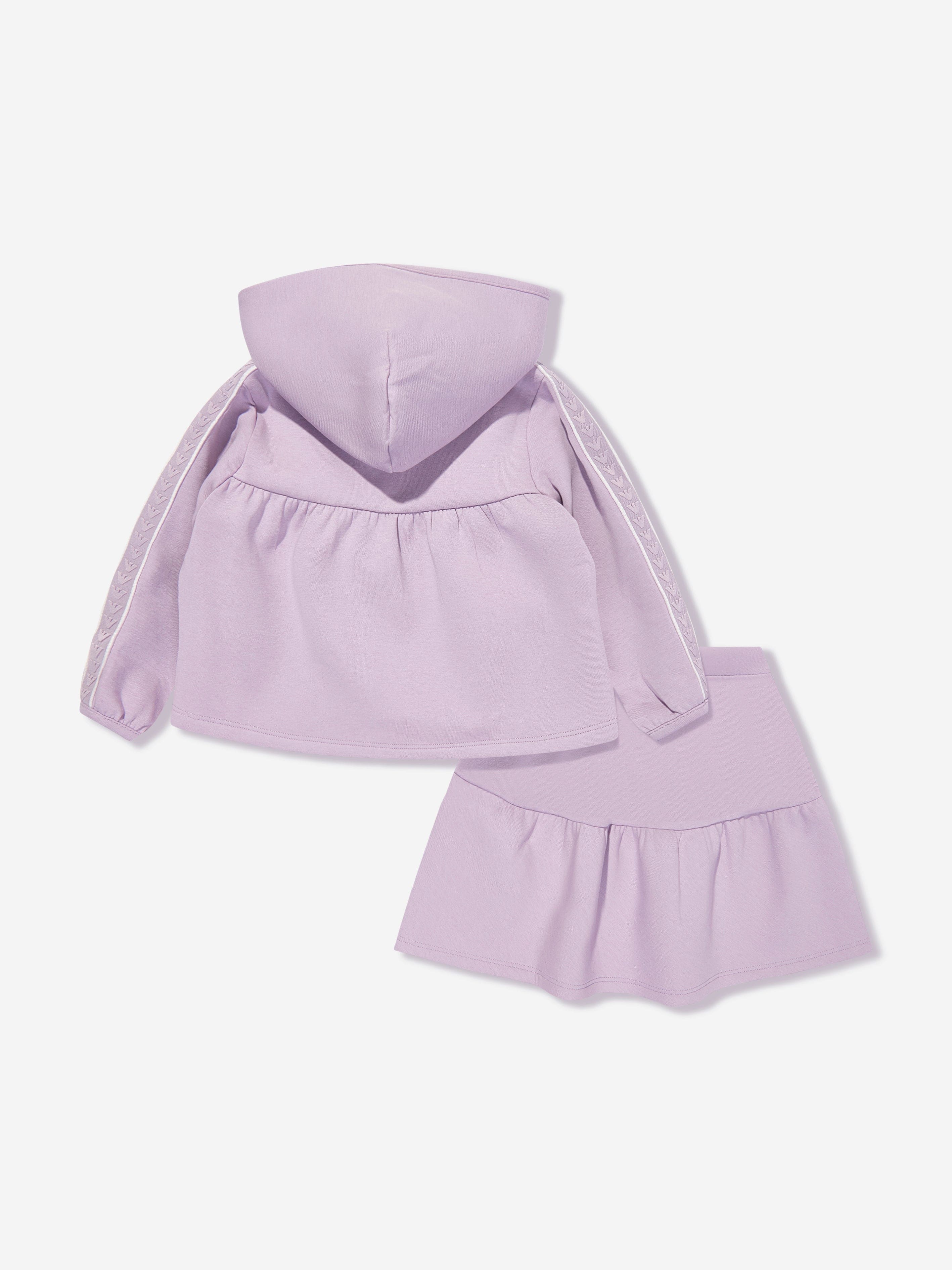 Baby Girls Skirt Set in Purple