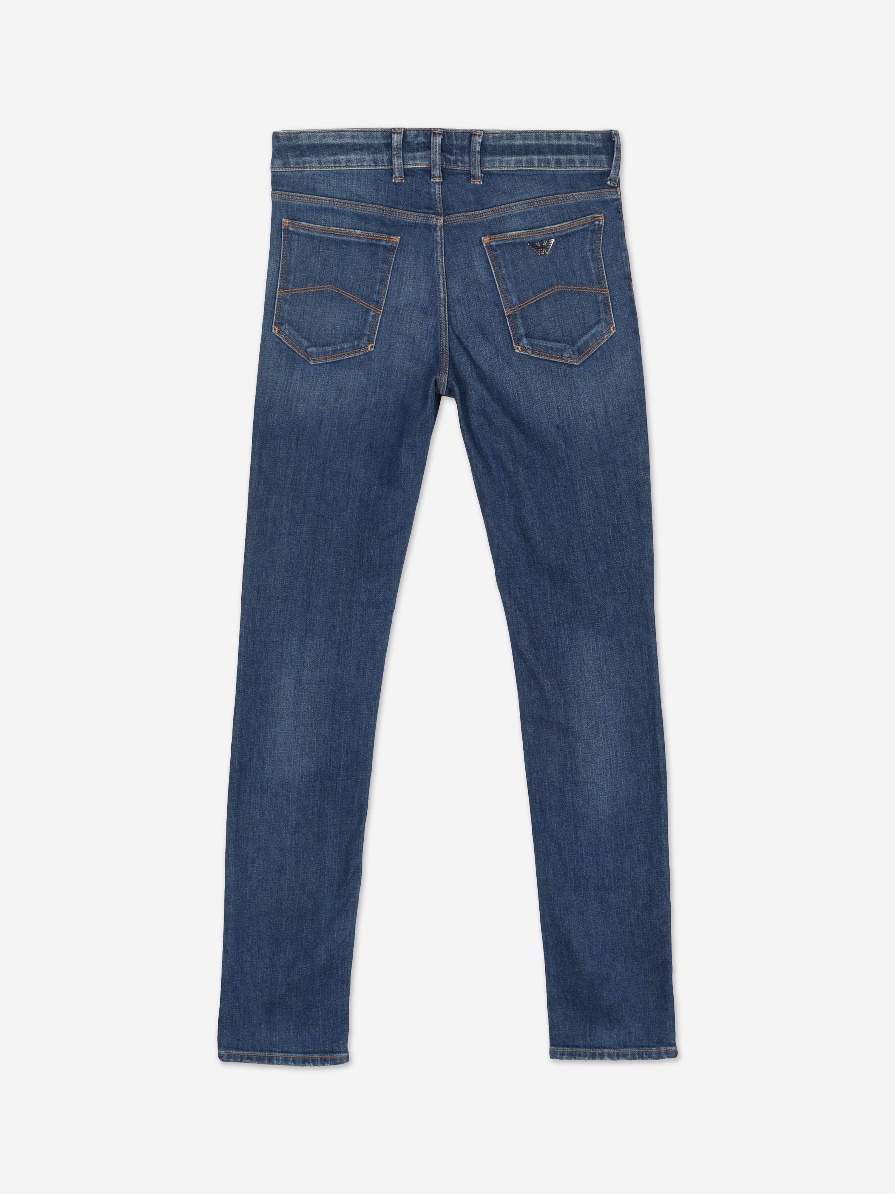 Emporio Armani Boys Skinny Jeans in Blue