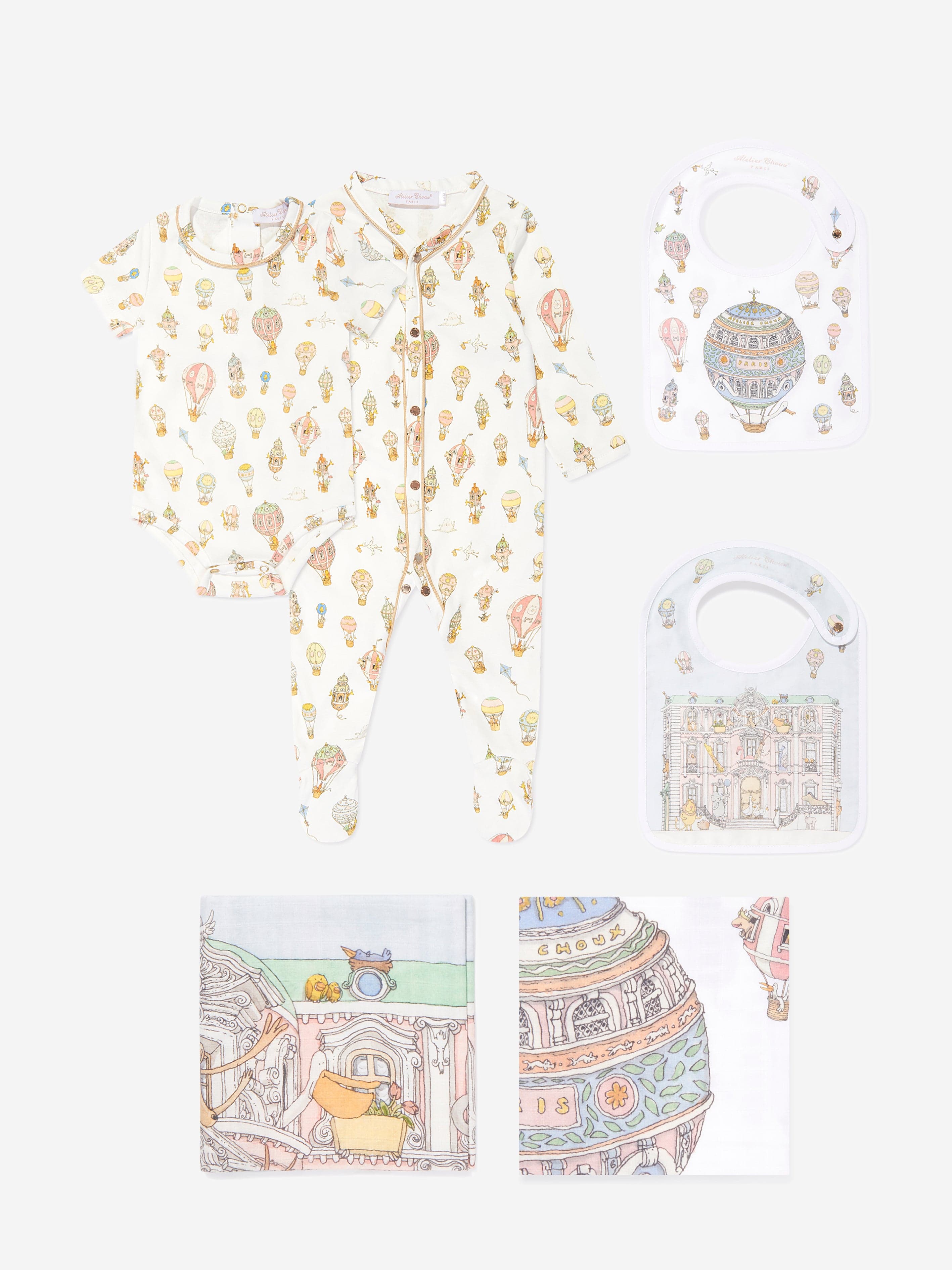 Atelier Choux Baby Luxury Gift Set in White