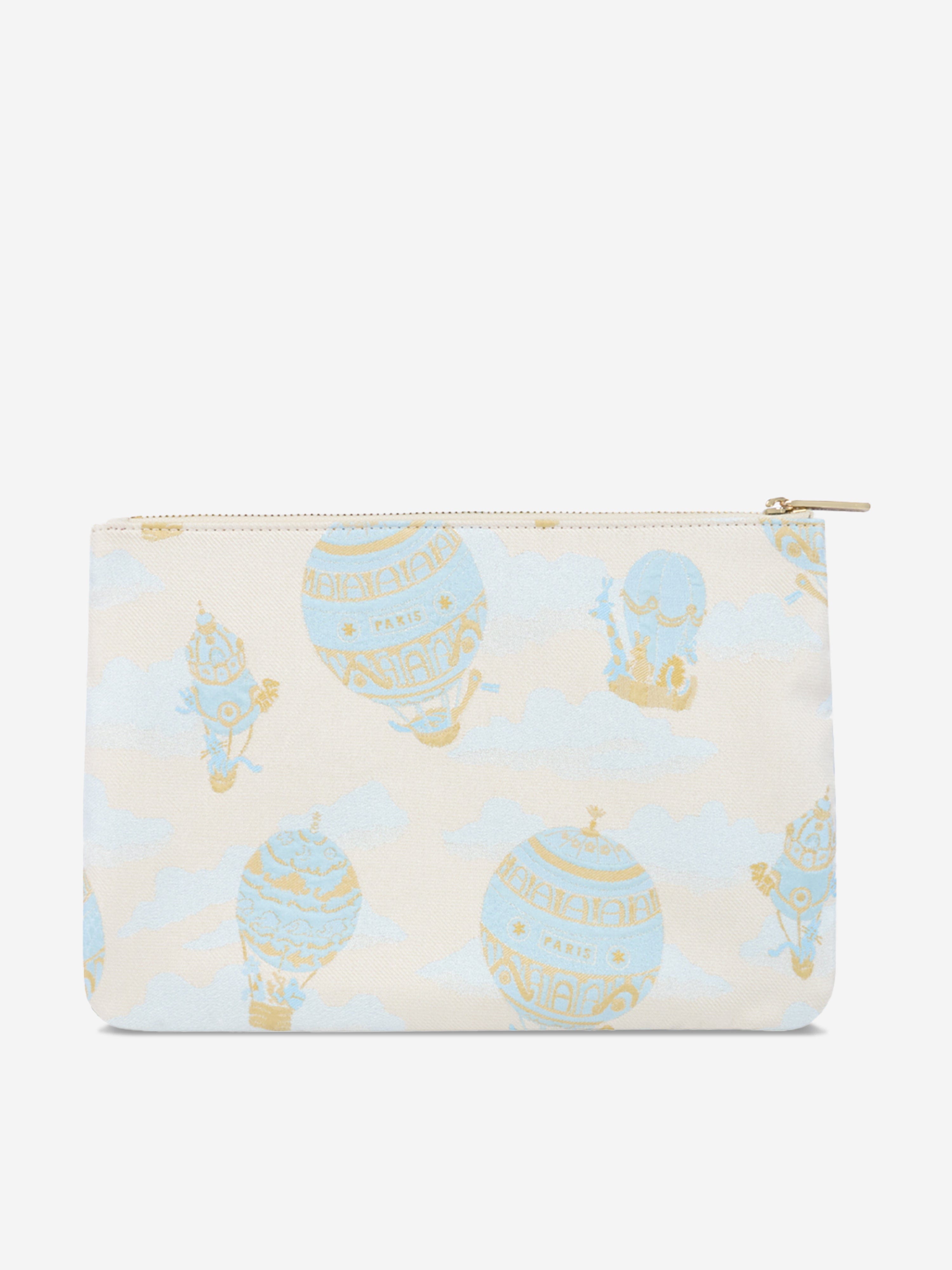 Atelier Choux Baby Boys Hot Air Balloons Pouch in Blue (31cm)
