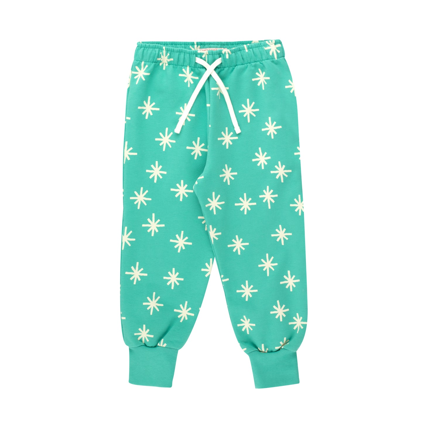 Boys & Girls Green Printed Cotton Trousers