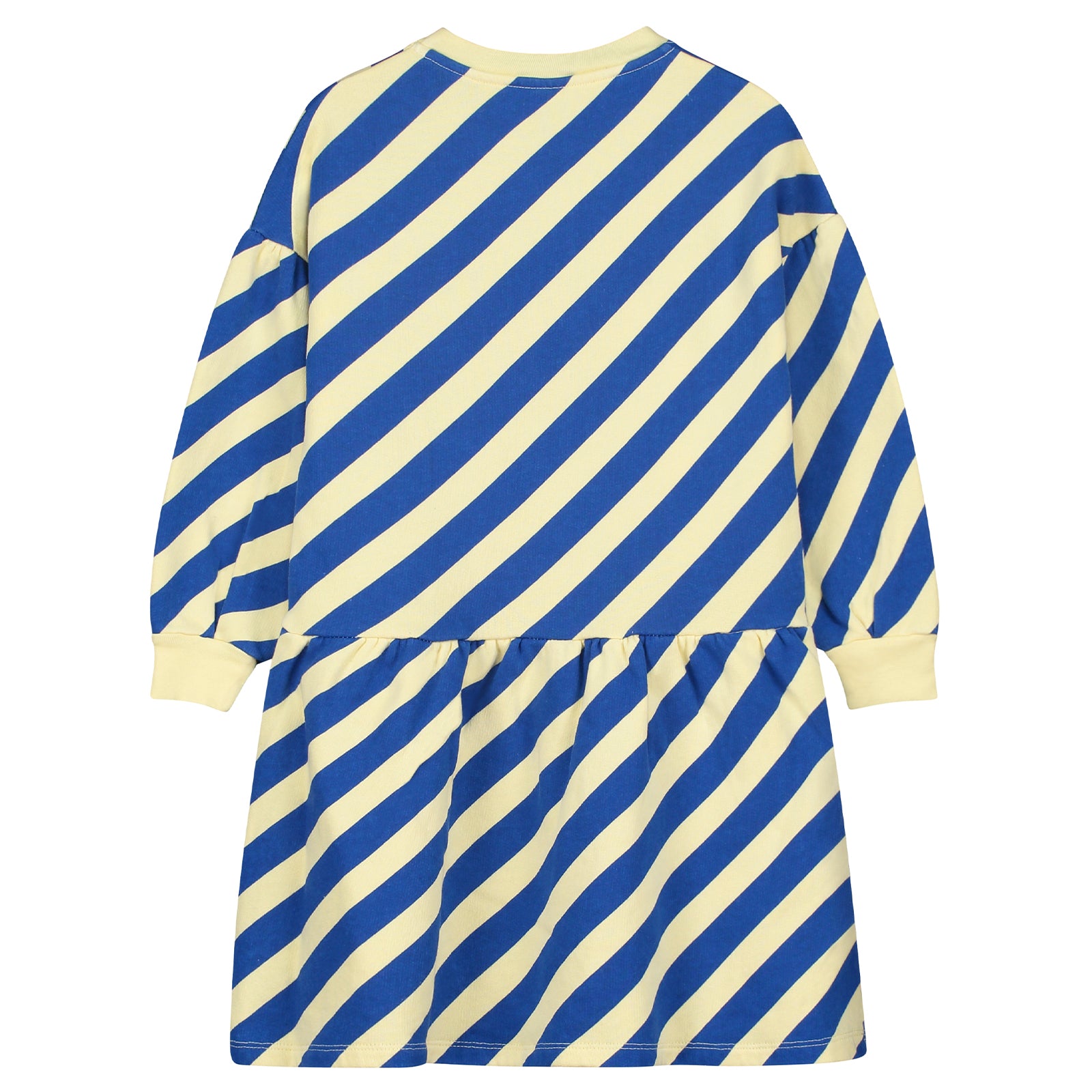 Girls Yellow Stripes Cotton Dress