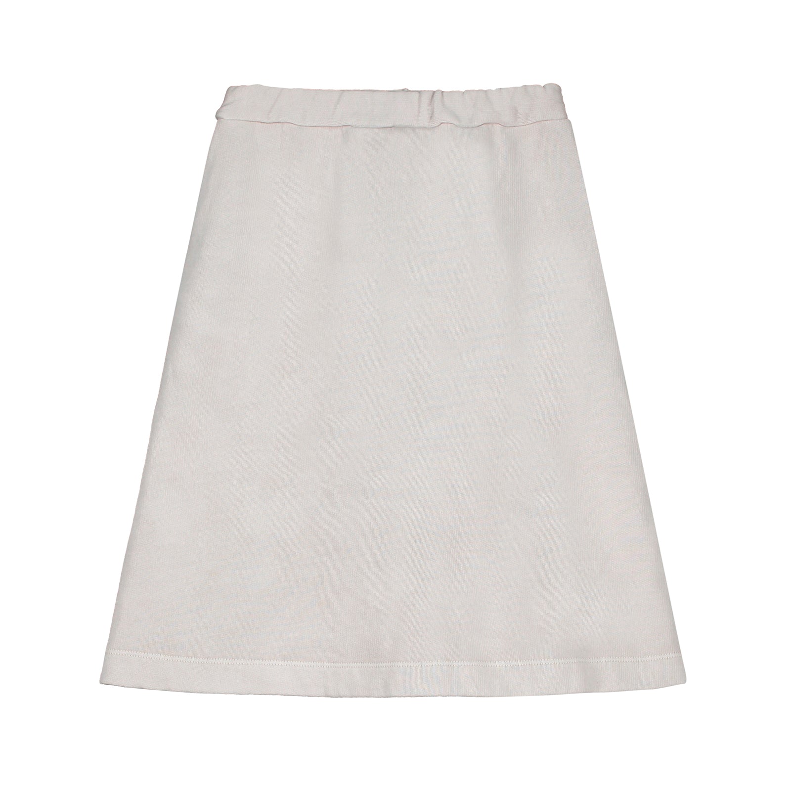 Girls Grey Logo Cotton Skirt