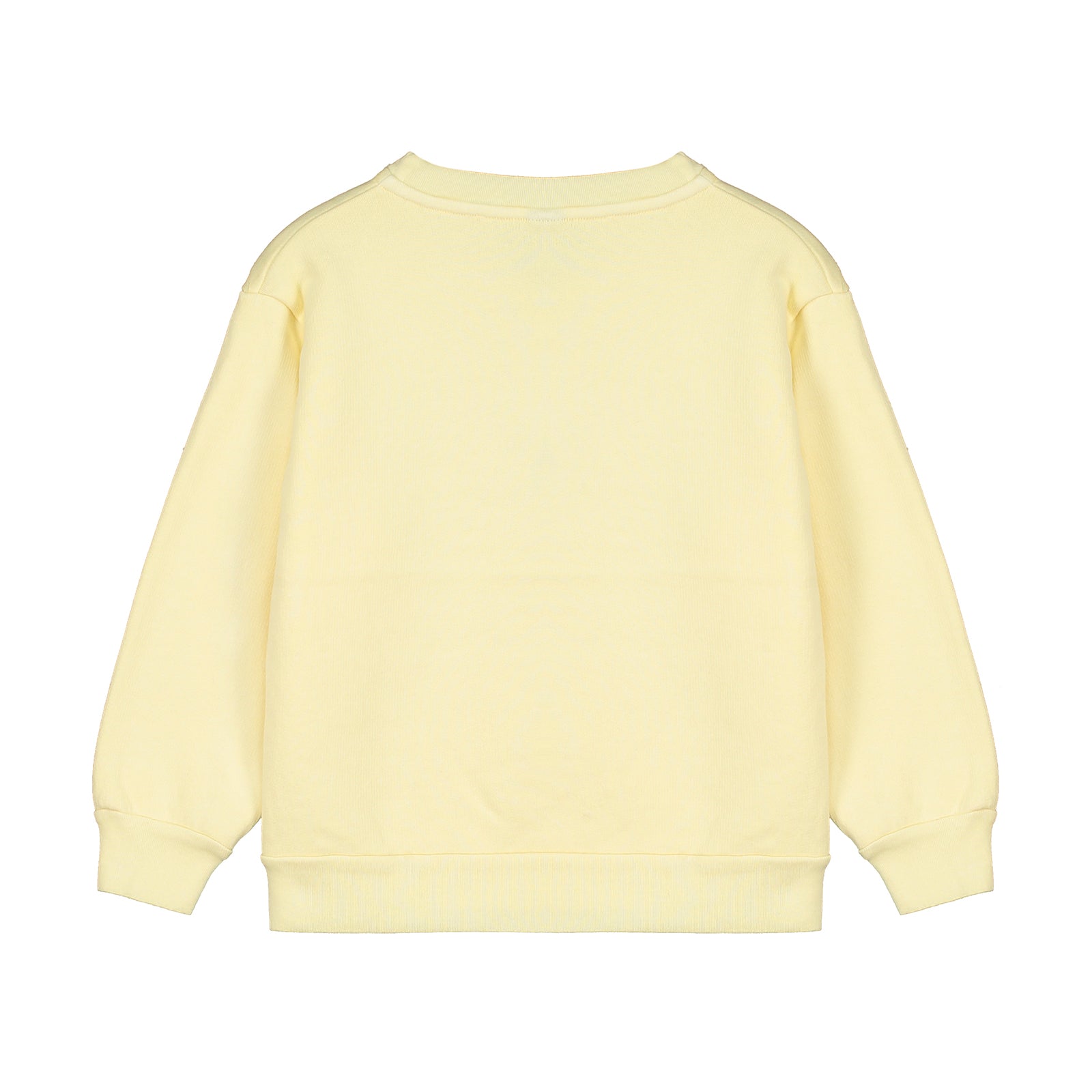 Boys & Girls Yellow Logo Cotton Sweatshirt