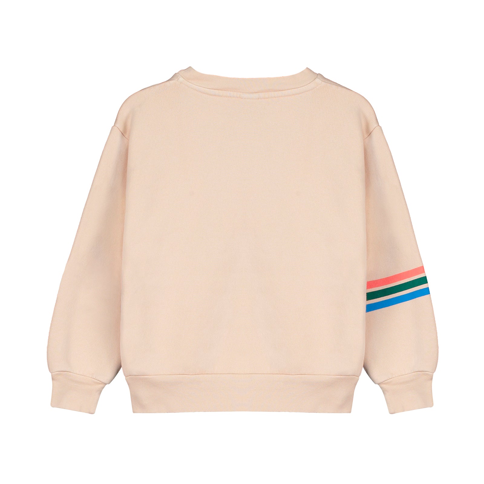 Boys & Girls Beige Printed Cotton Sweatshirt