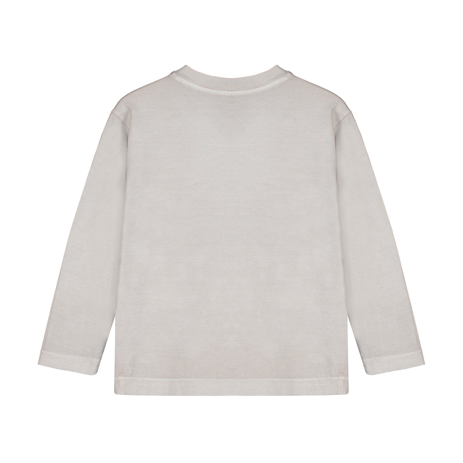 Boys & Girls Grey Logo Cotton T-Shirt