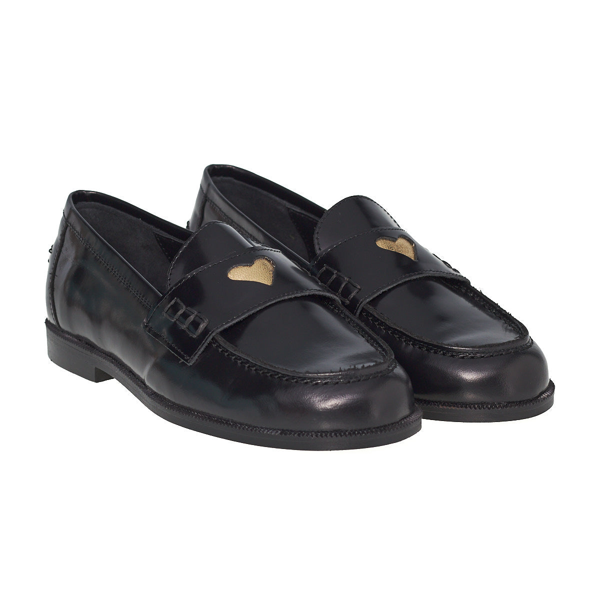 Girls Black Loafer Shoes