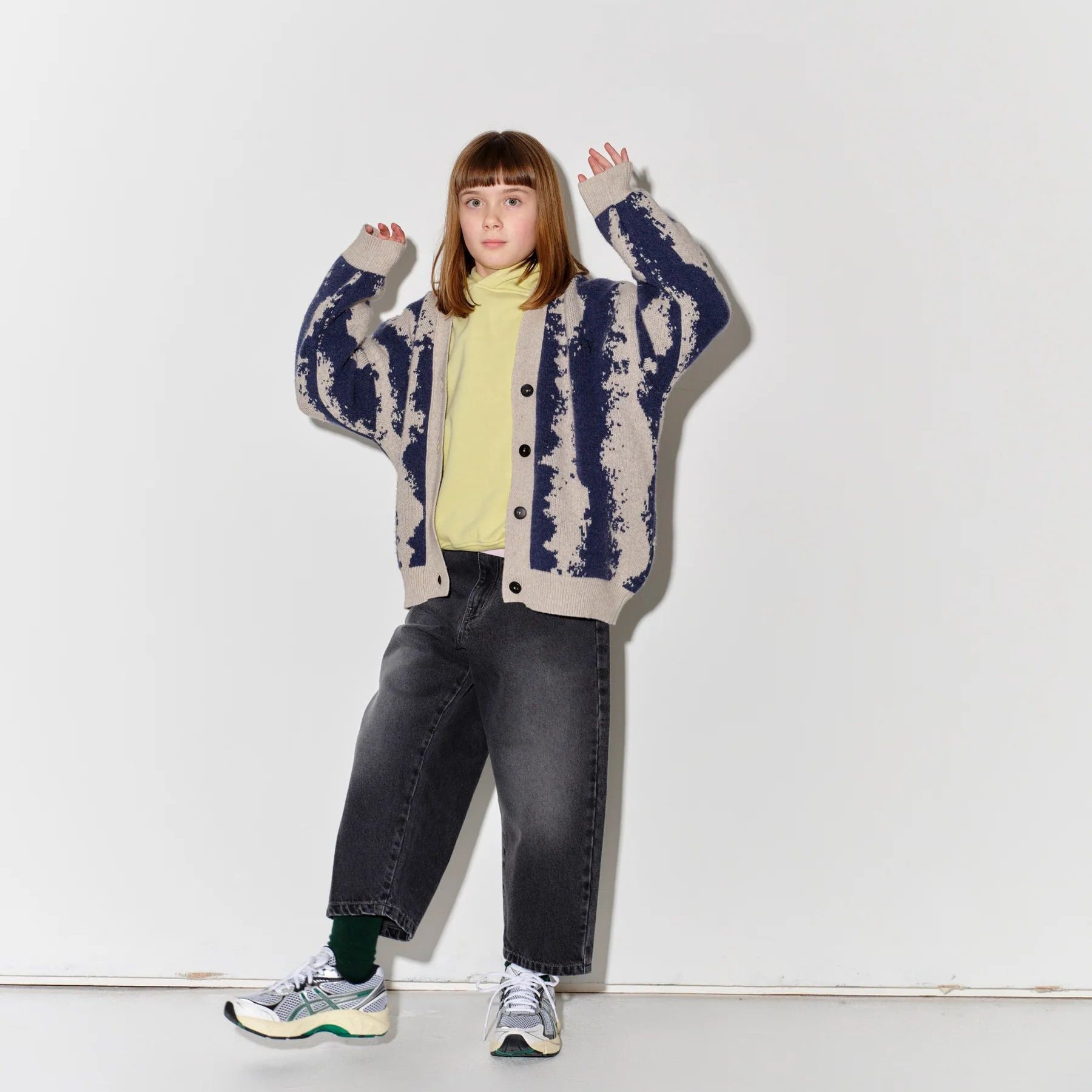Boys & Girls Black Denim Trousers