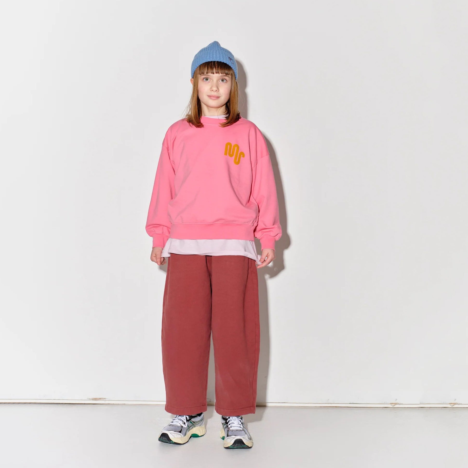 Boys & Girls Wine Red Cotton Trousers