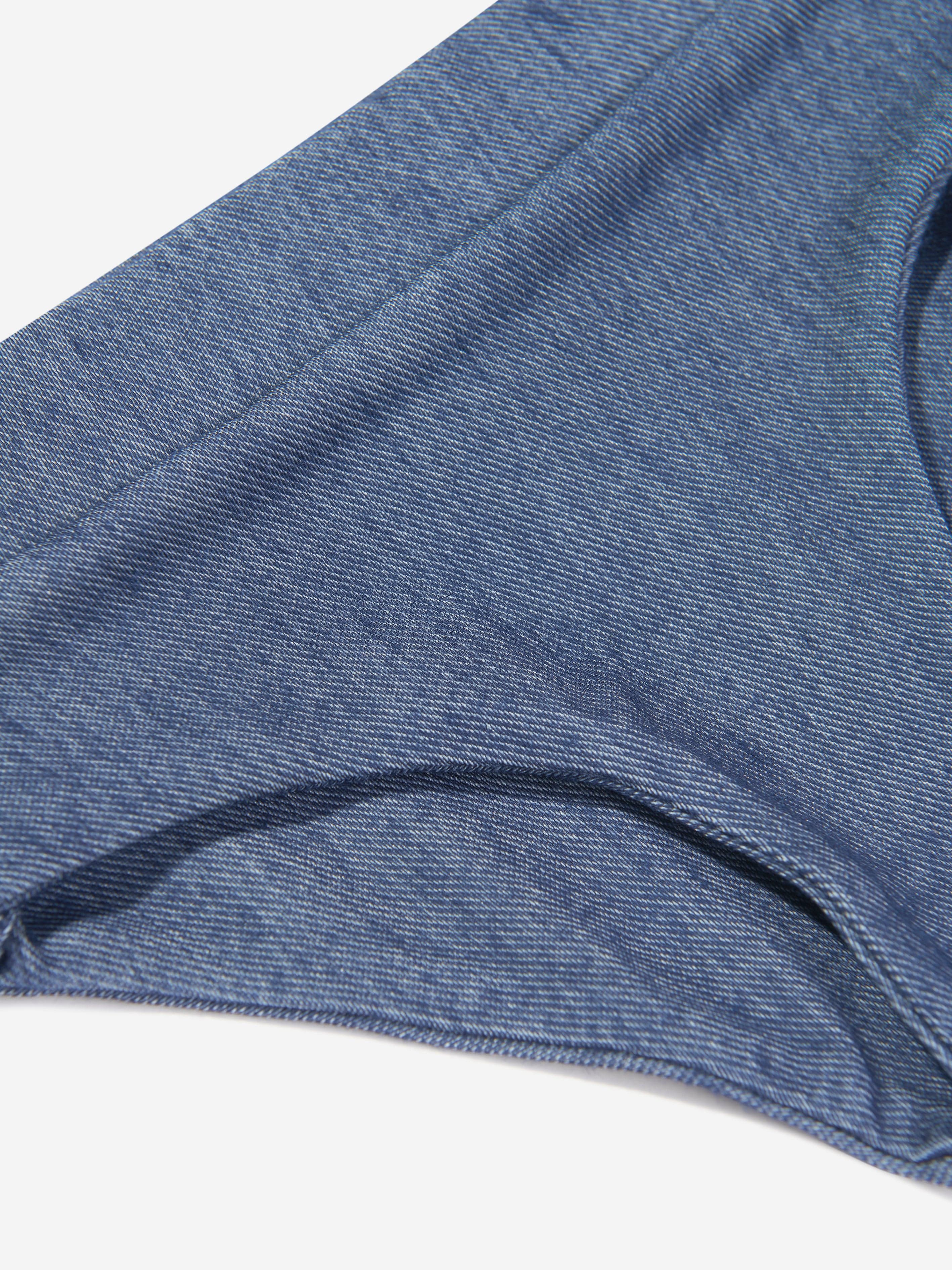AY by AYLA Girls Denim Look Halterneck Bikini in Blue