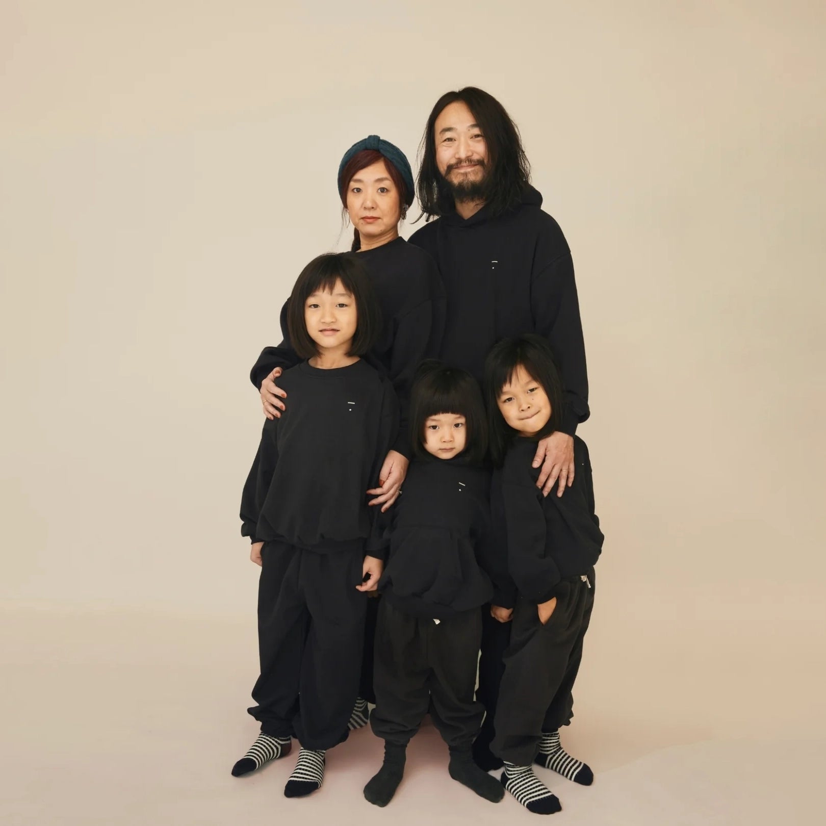 Adult Black Cotton Sweatshirt