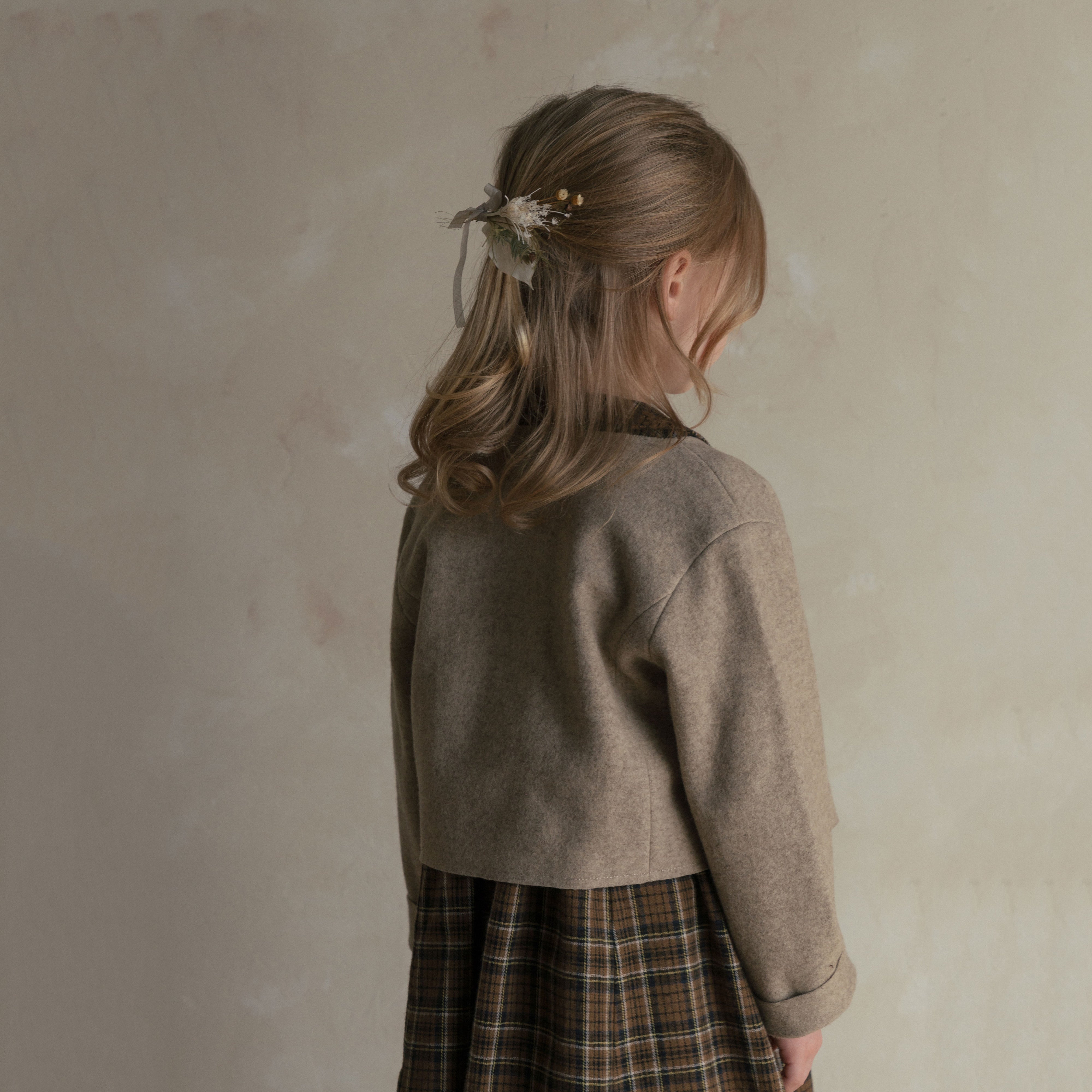 Girls Beige Jacket