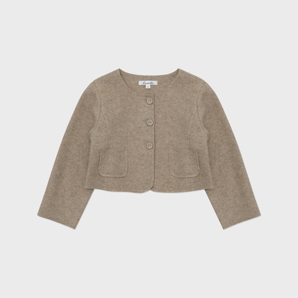 Girls Beige Jacket