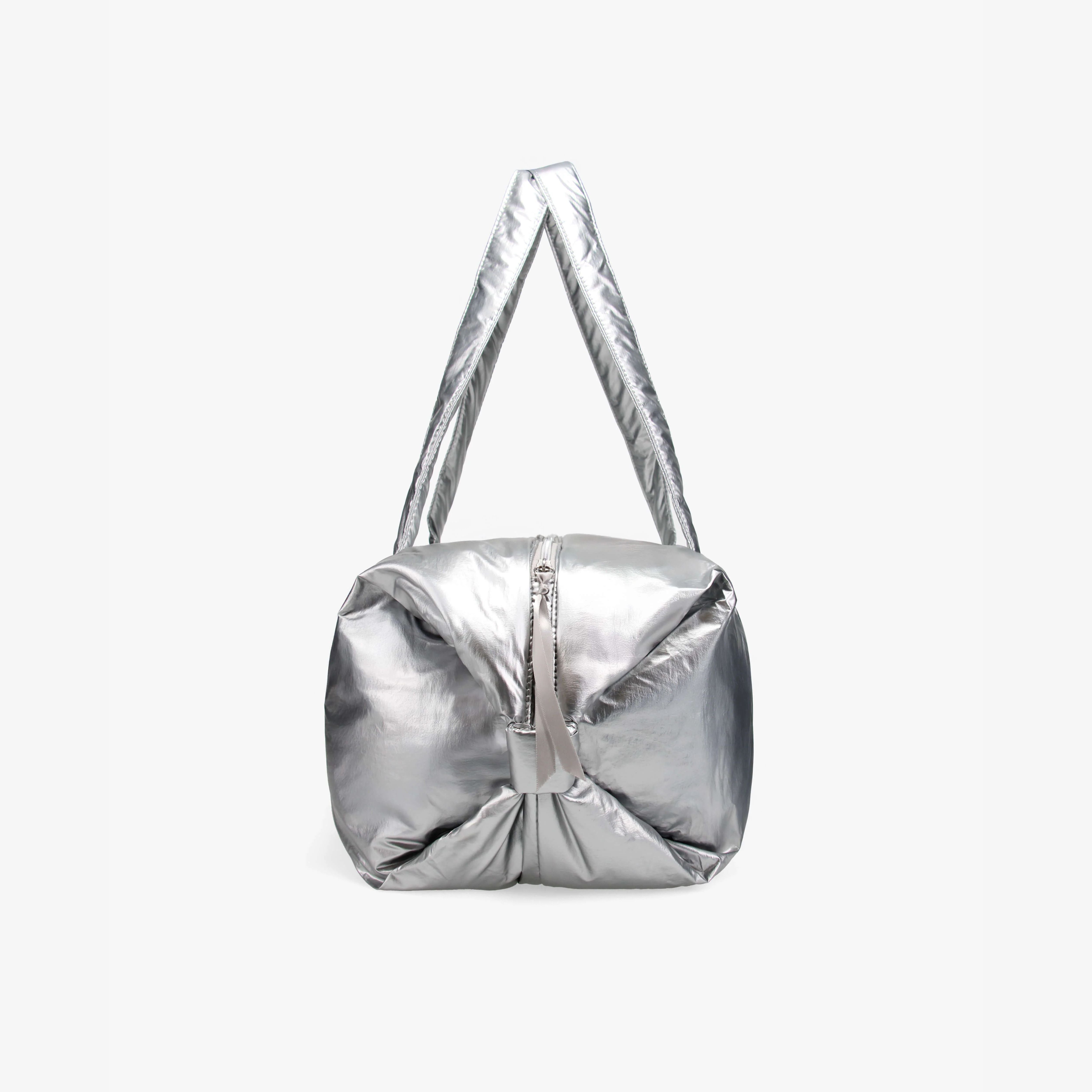 Girls Silver Ballet Bag(L:H24xW49xD25cm)