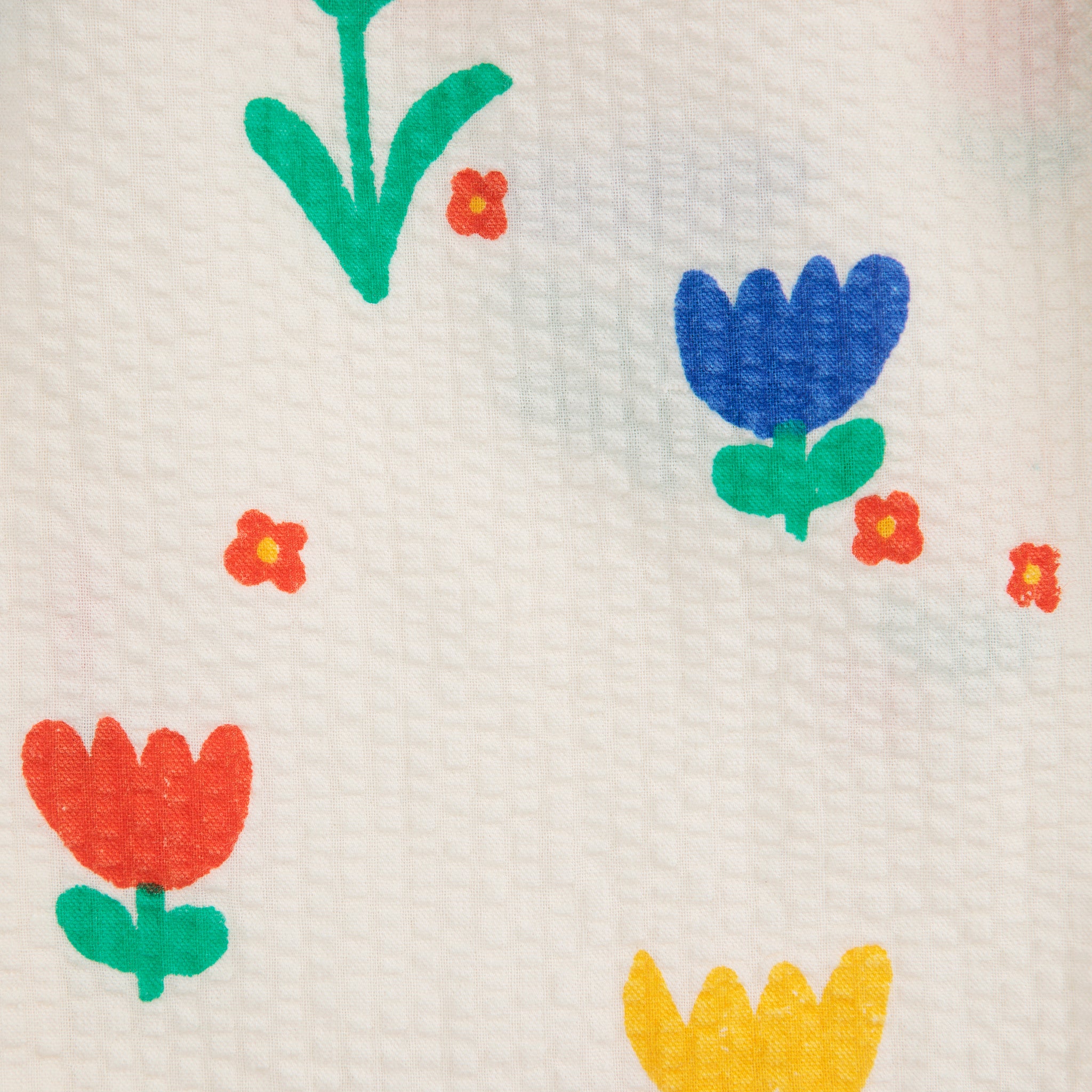 Baby Boys & Girls Offwhite Printed Flower Cotton Pants