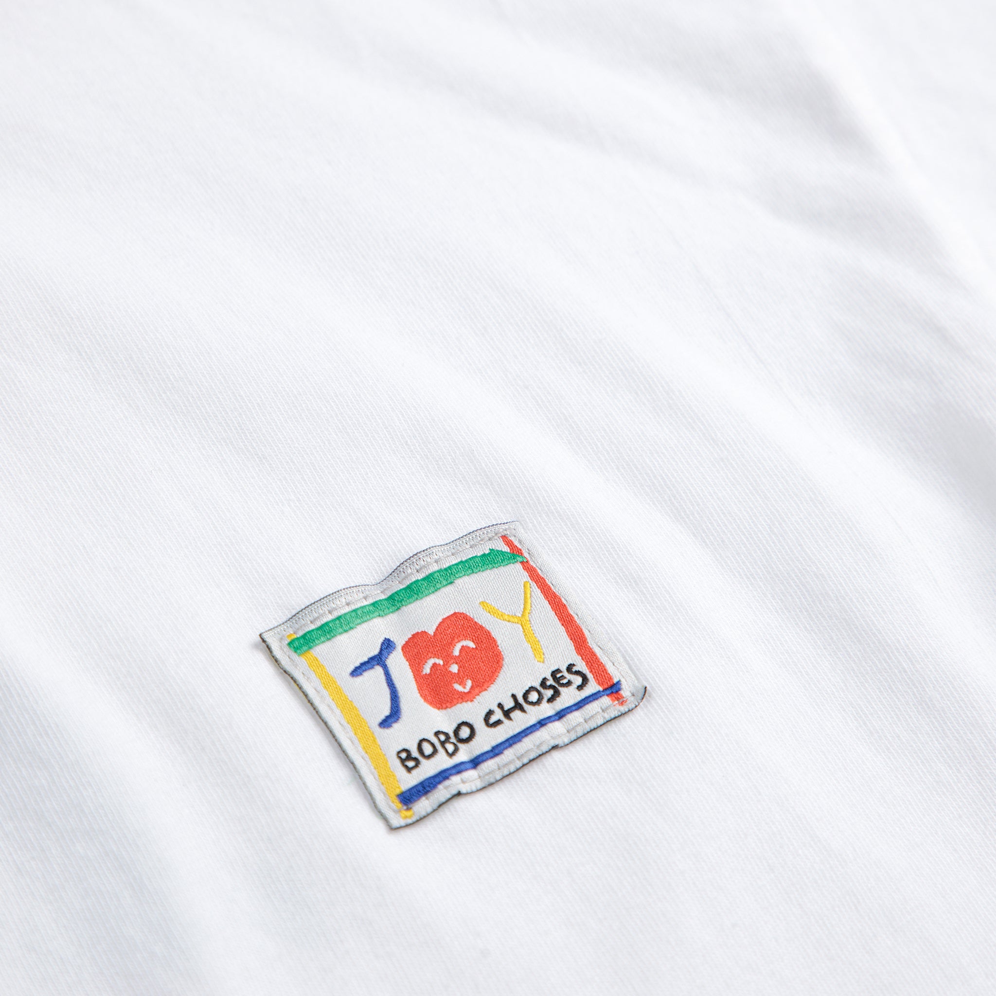 Girls Offwhite Printed Logo Cotton T-Shirt