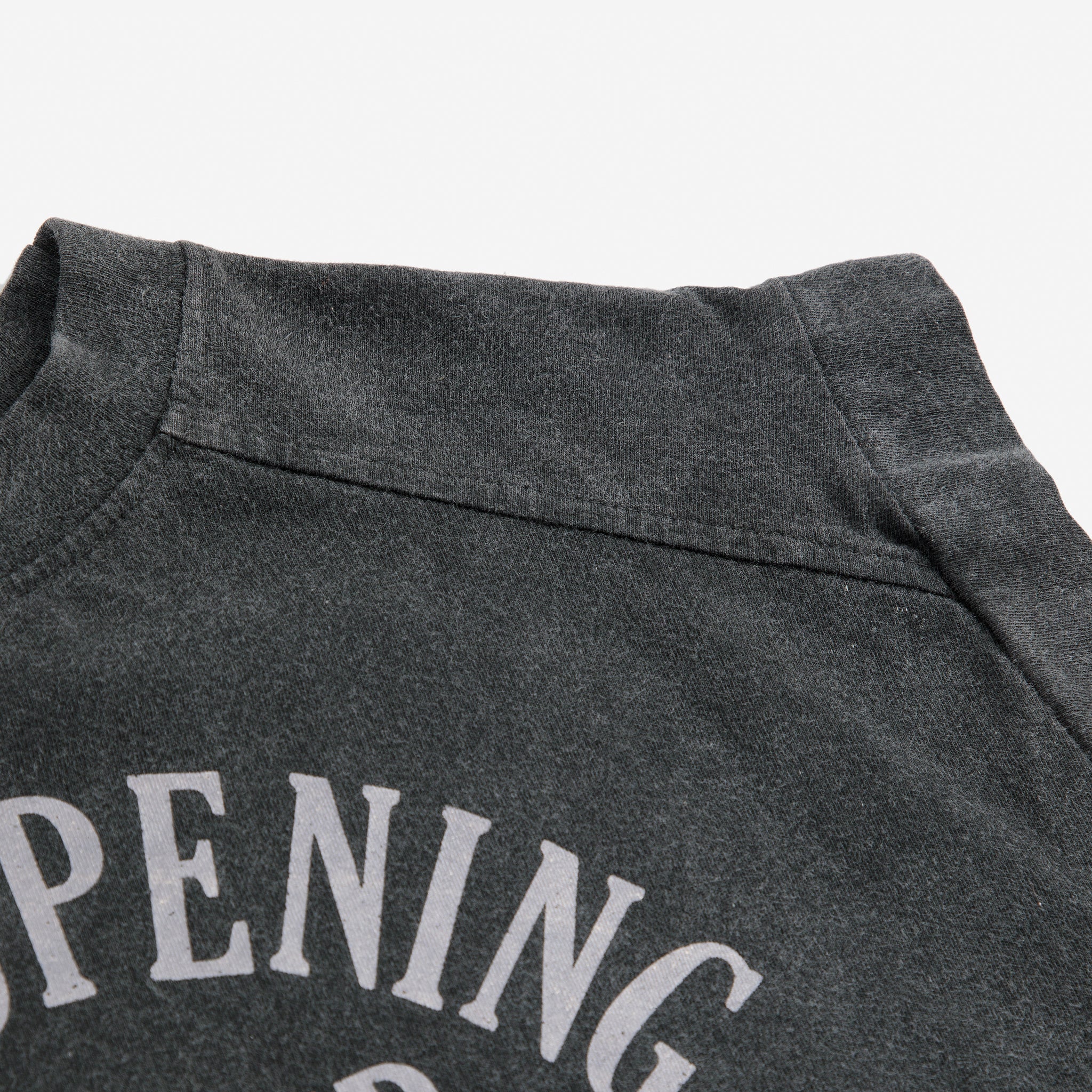 Boys Black Printed Letters Cotton Vest