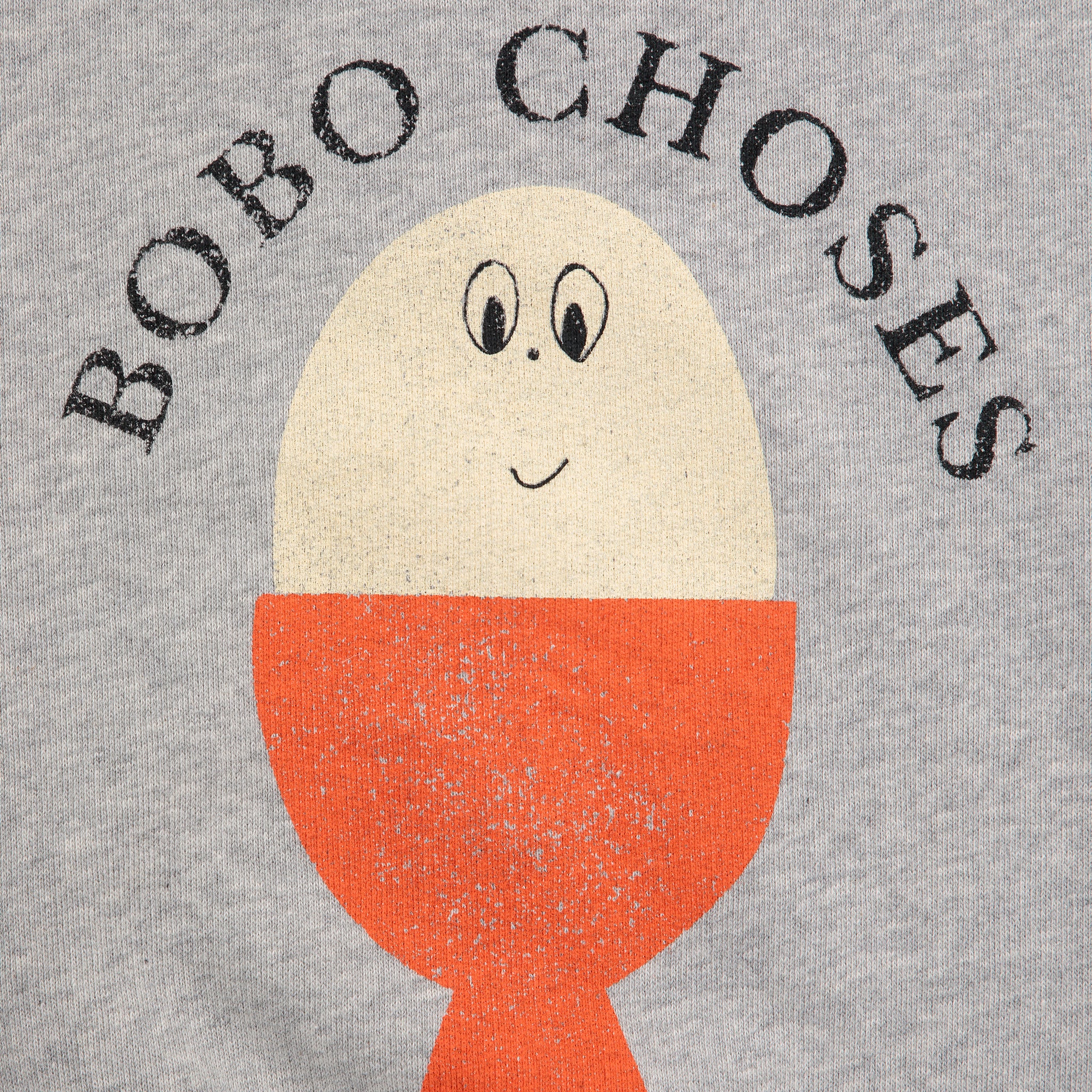 Boys & Girls Grey Printed Logo Cotton Sweatshirt