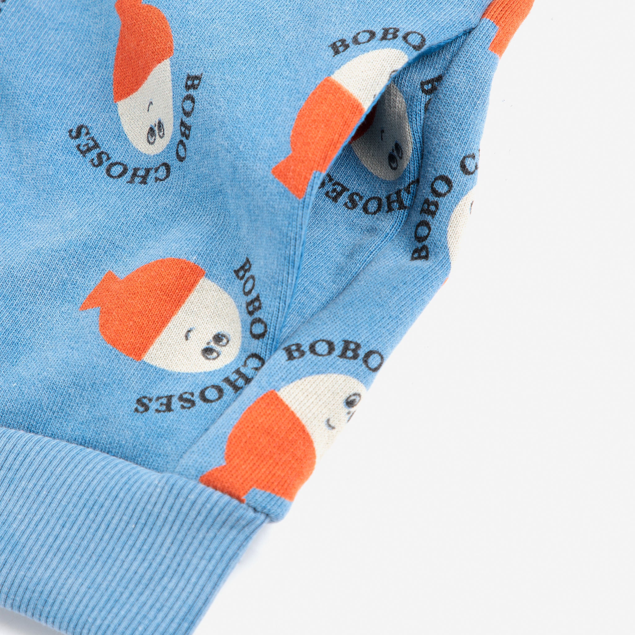 Boys & Girls Blue Printed Logo Cotton Jacket
