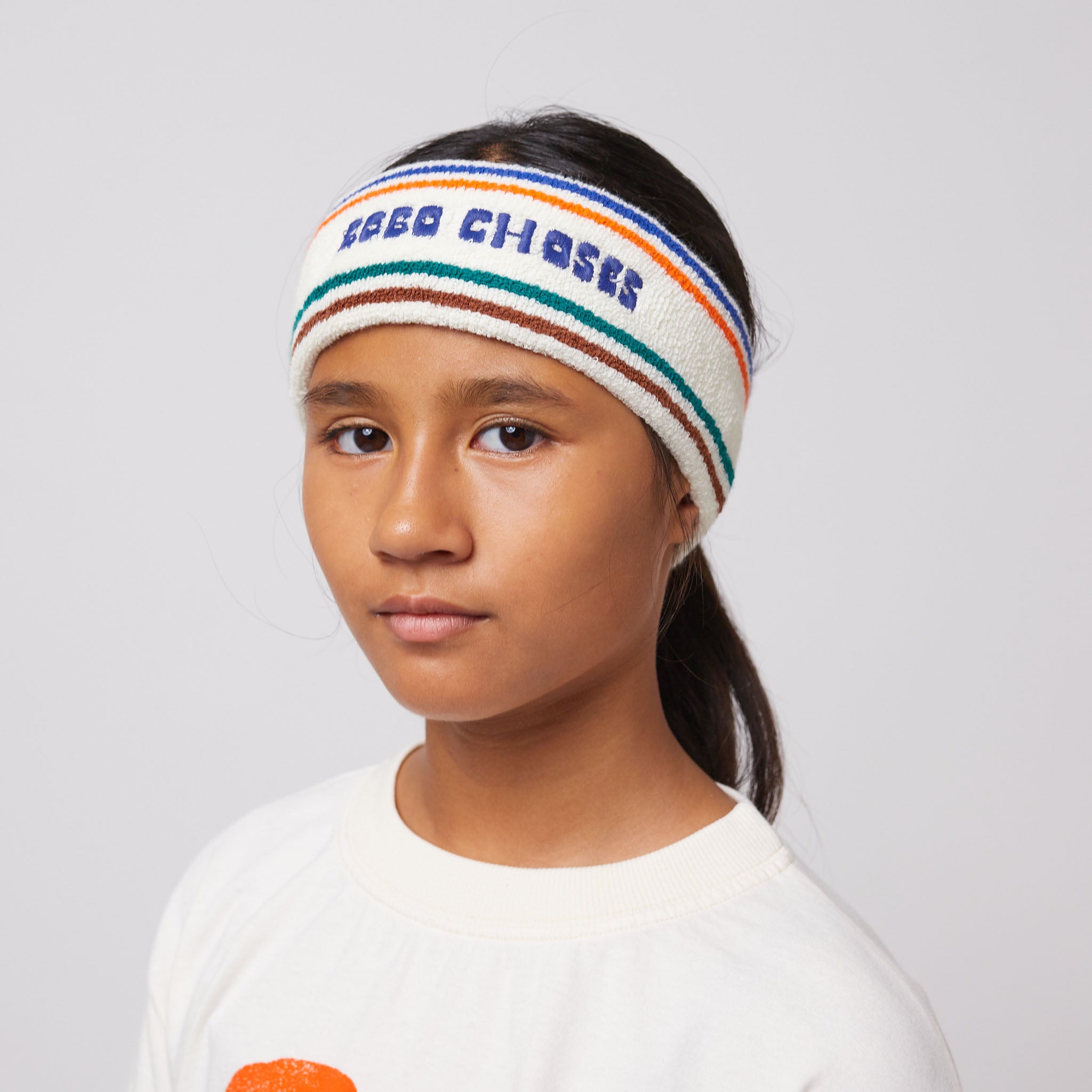 Girls Colorful Stripes Towel Headband
