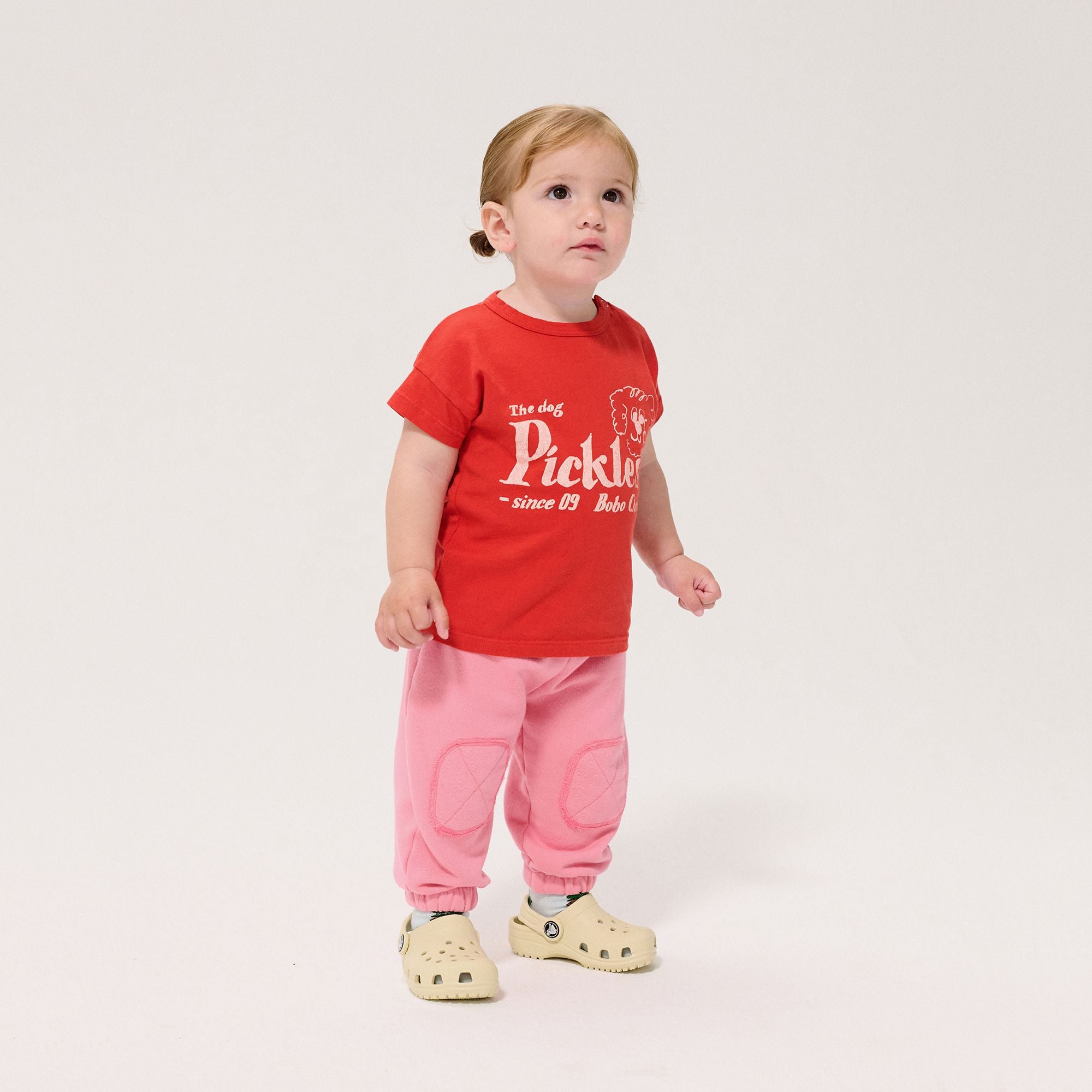 Baby Boys & Girls Red Logo Cotton T-Shirt