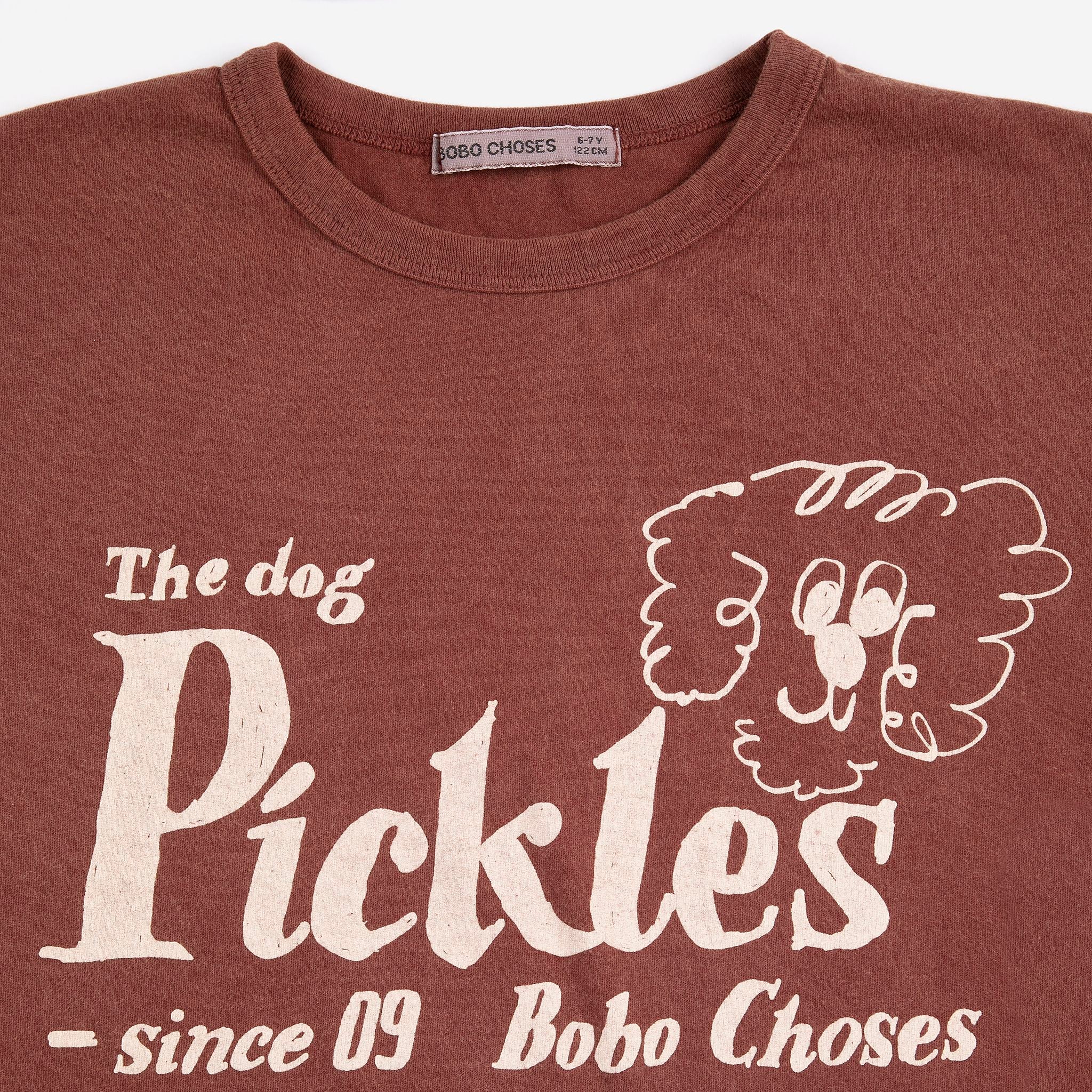 Boys & Girls Brown Logo Cotton T-Shirt