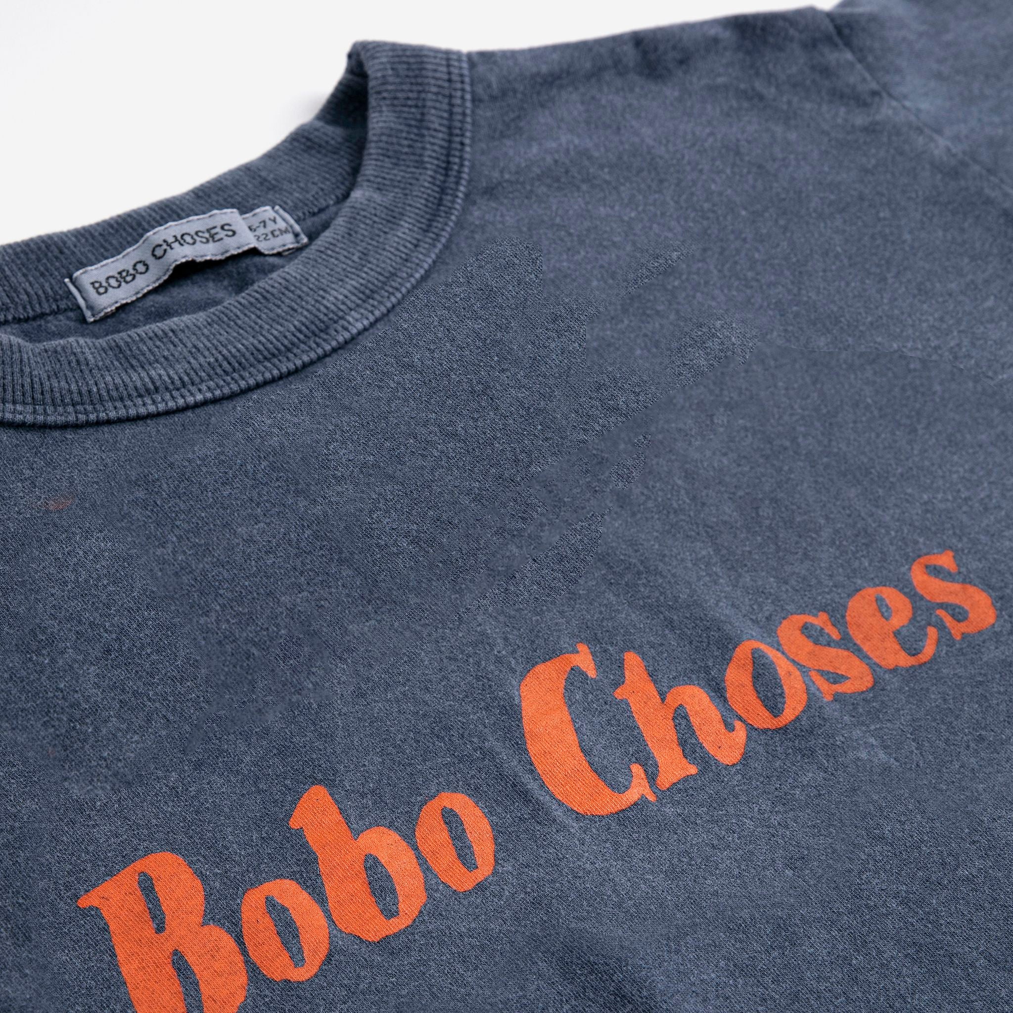 Boys & Girls Navy Logo Cotton T-Shirt