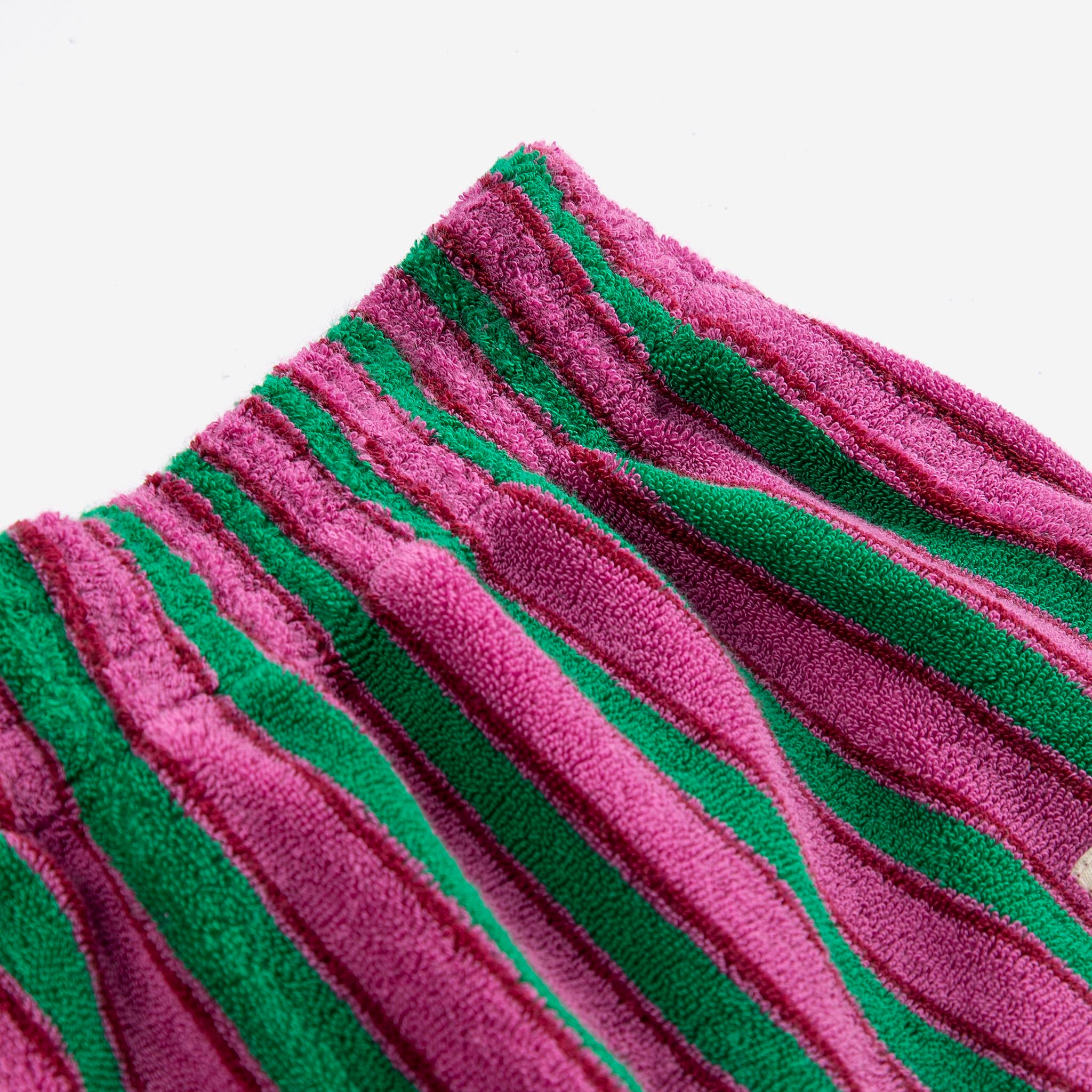 Boys & Girls Purple Stripes Cotton Shorts