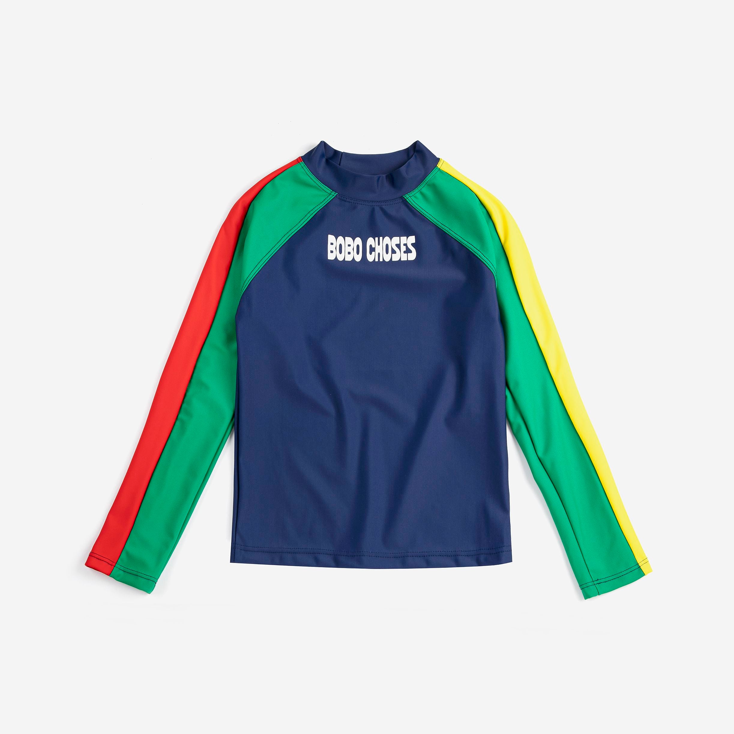 Boys Multicolor Logo Swim T-Shirt
