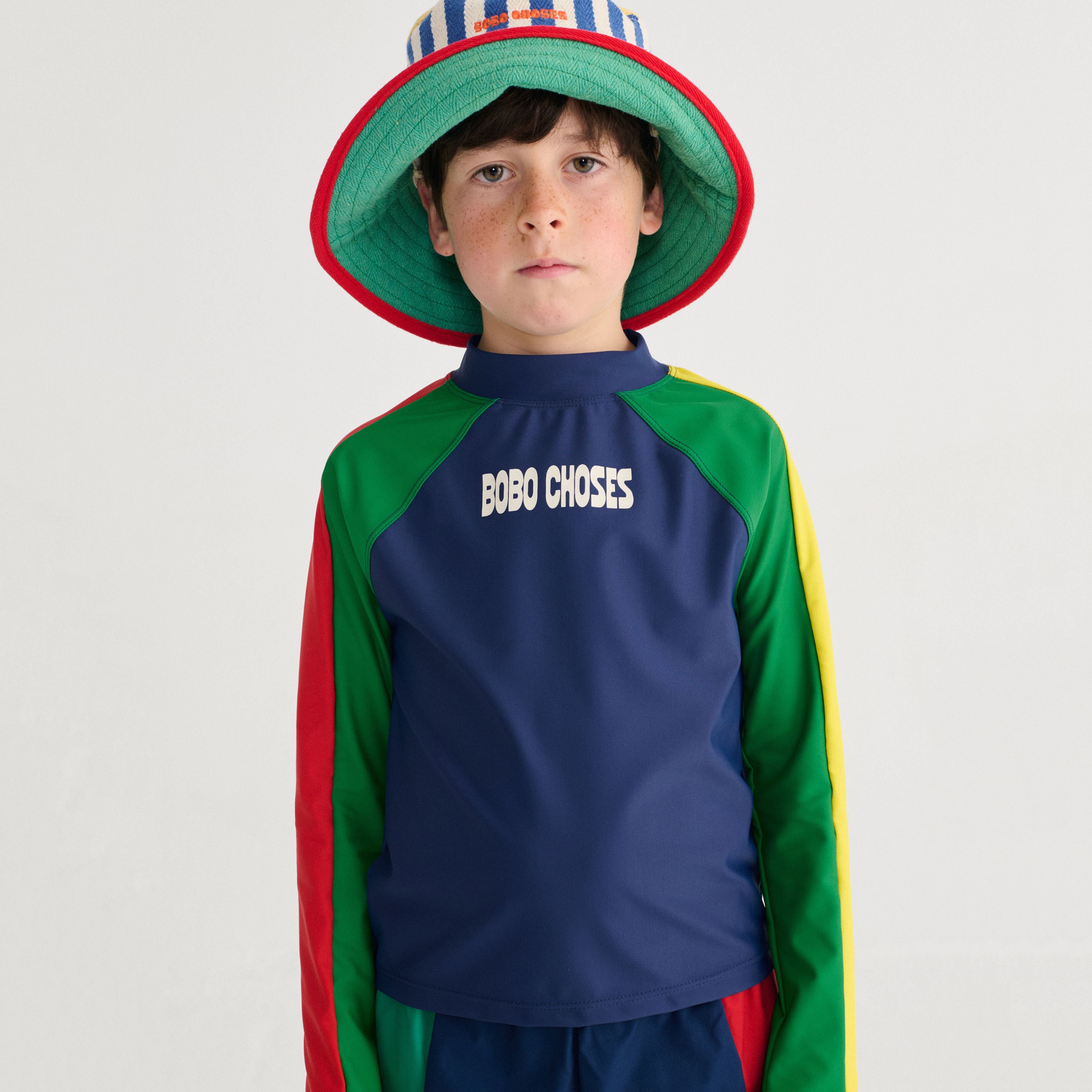 Boys Multicolor Logo Swim T-Shirt