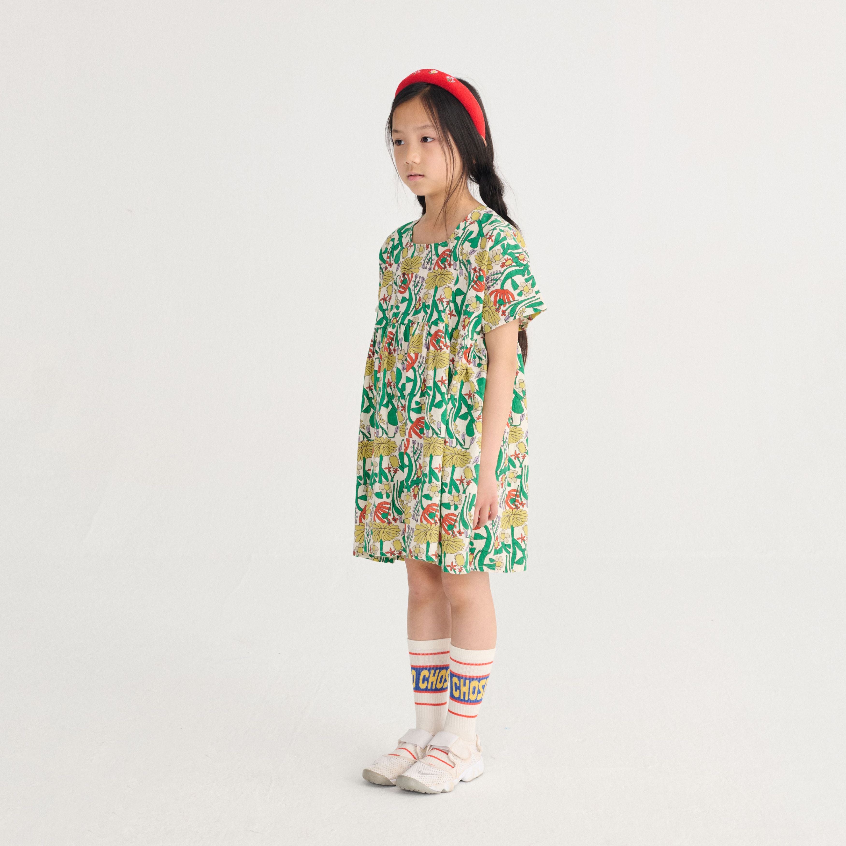 Boys & Girls Beige Logo Cotton Socks