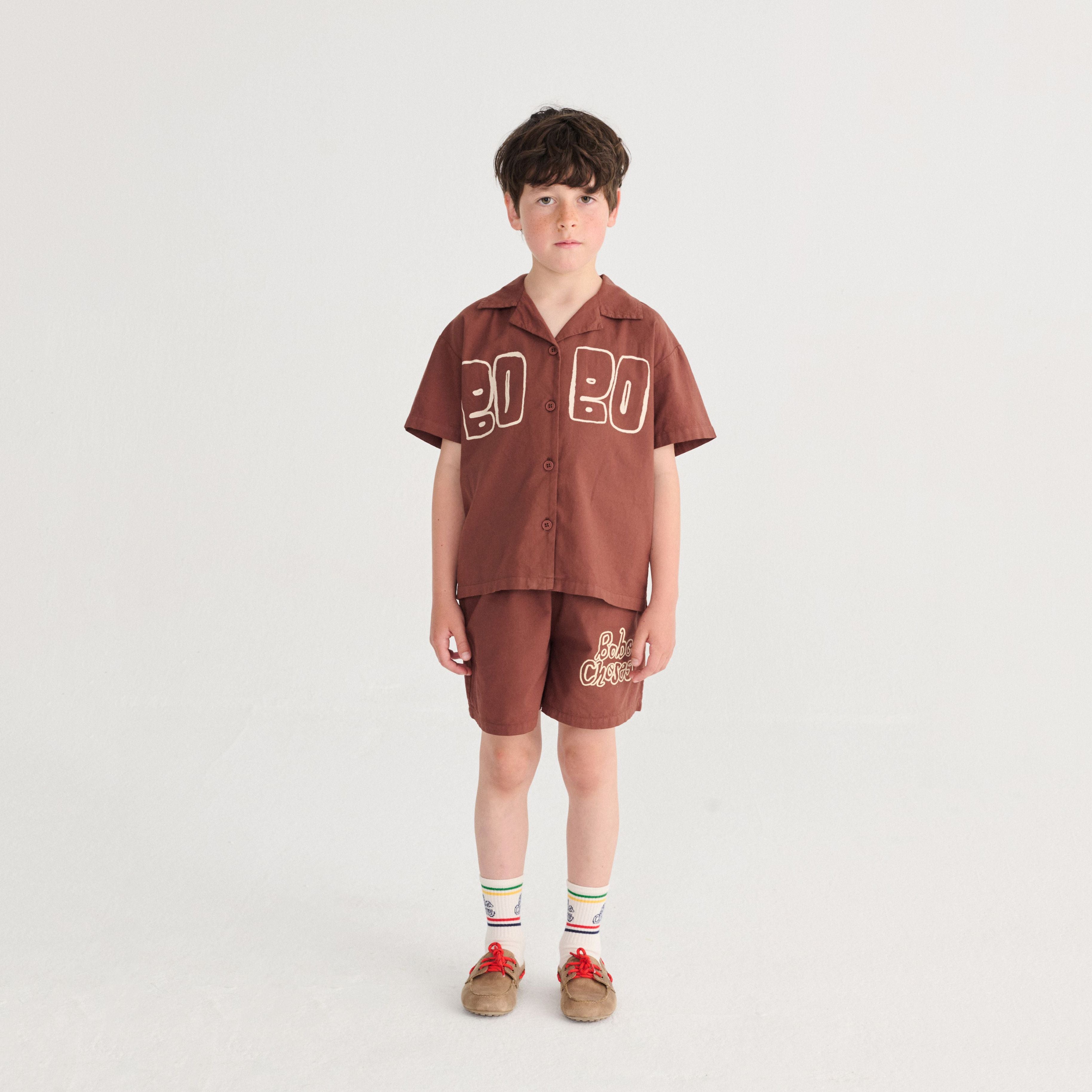 Boys & Girls White Logo Cotton Socks