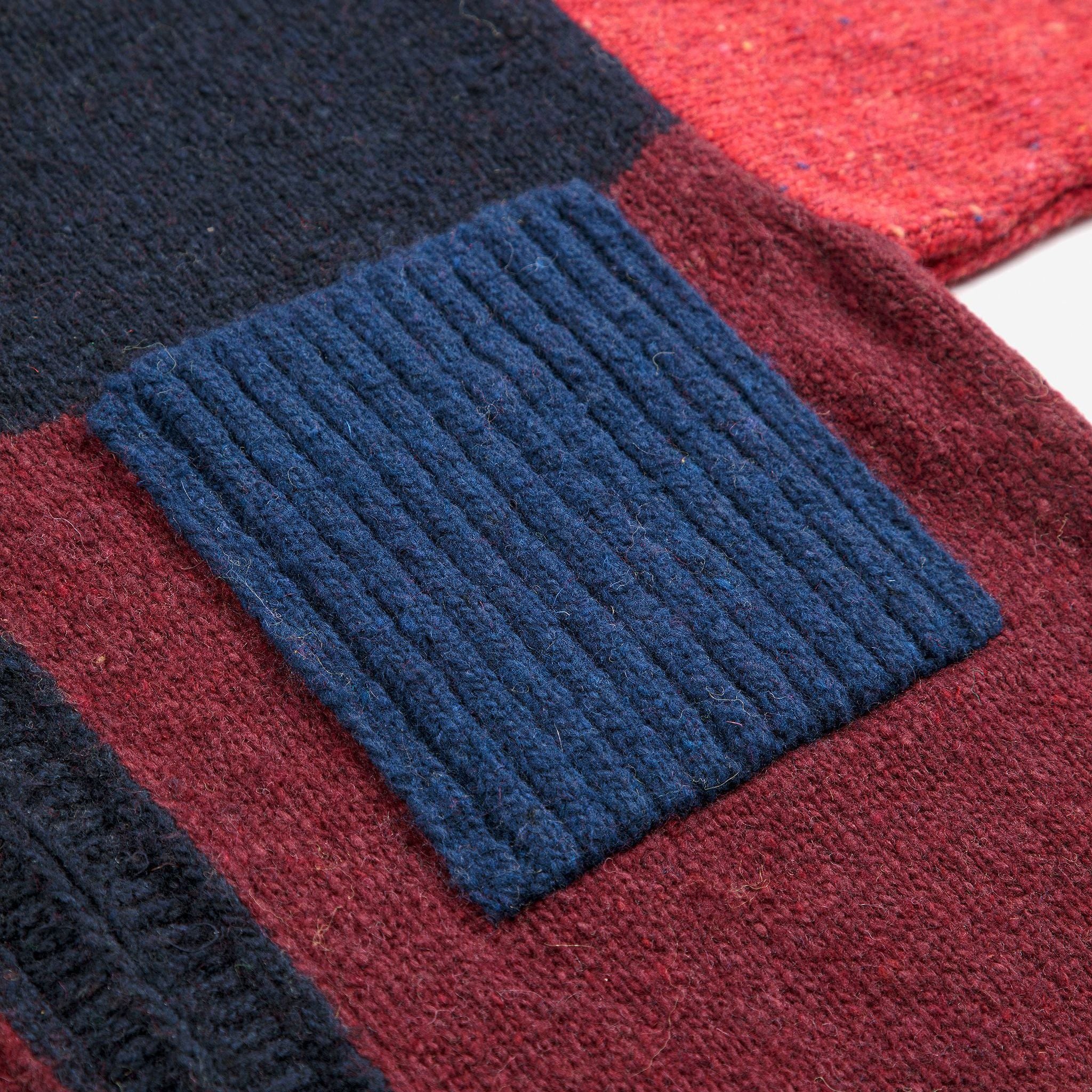 Boys Multicolor Wool Knit Cardigan