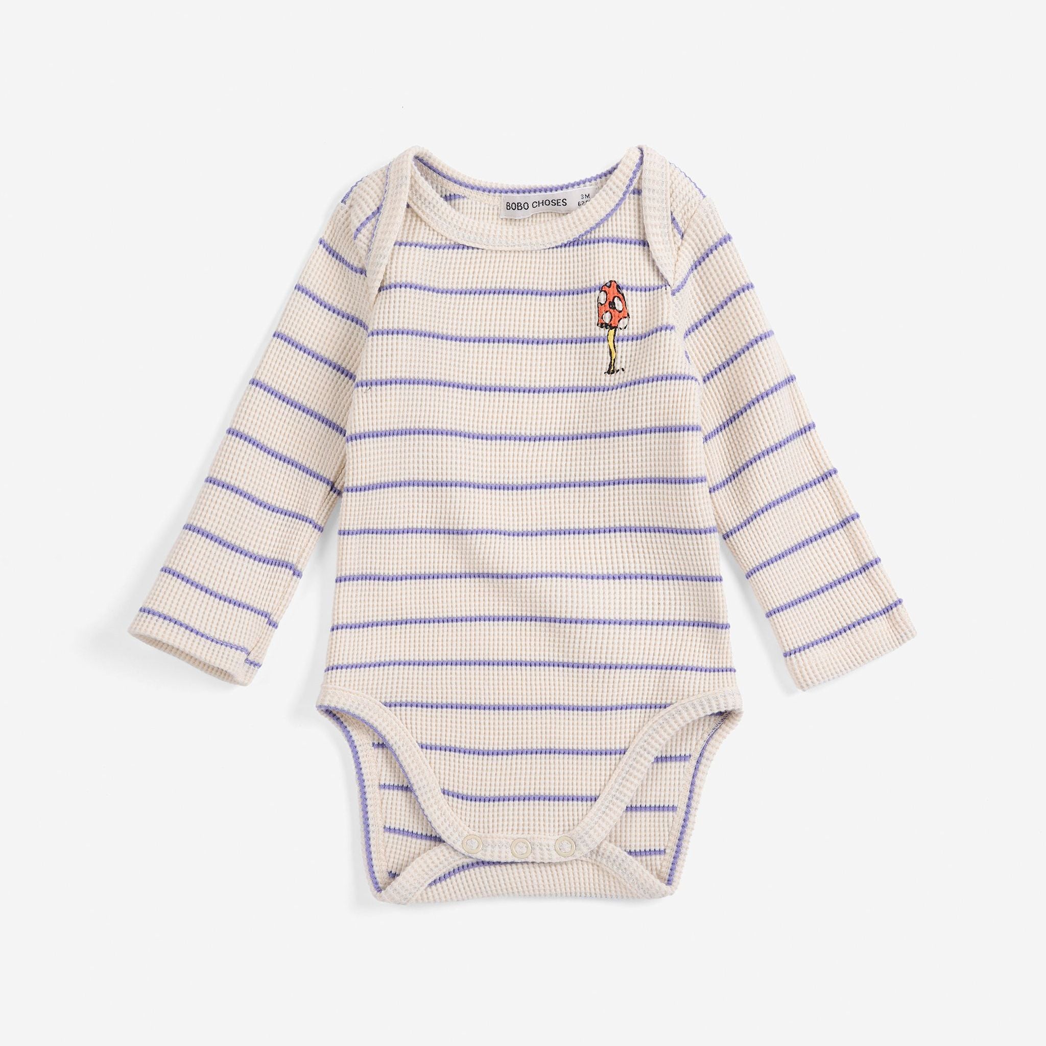 Baby Boys & Girls White Stripes Cotton Set(2 Pack)