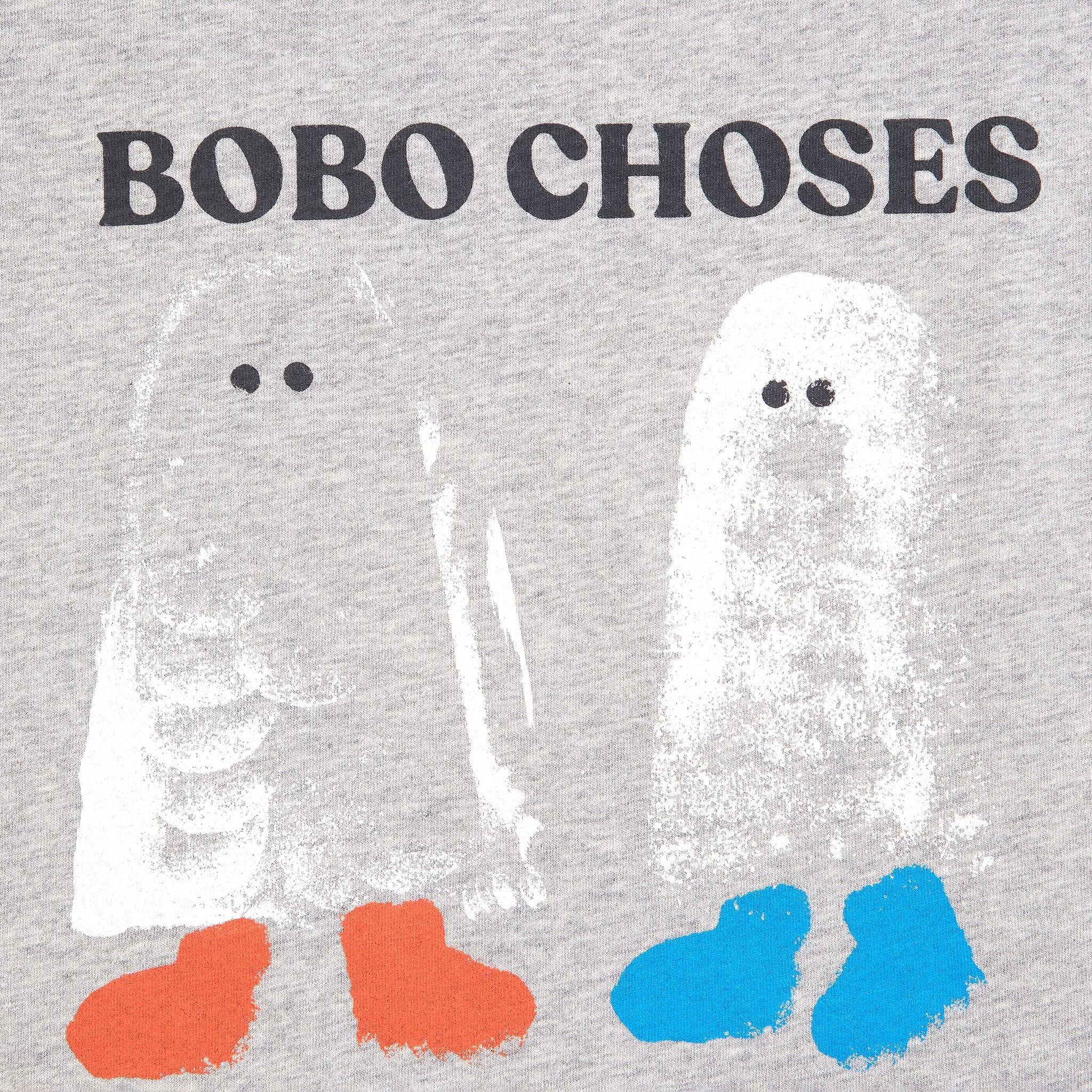Baby Boys & Girls Grey Logo Cotton T-Shirt