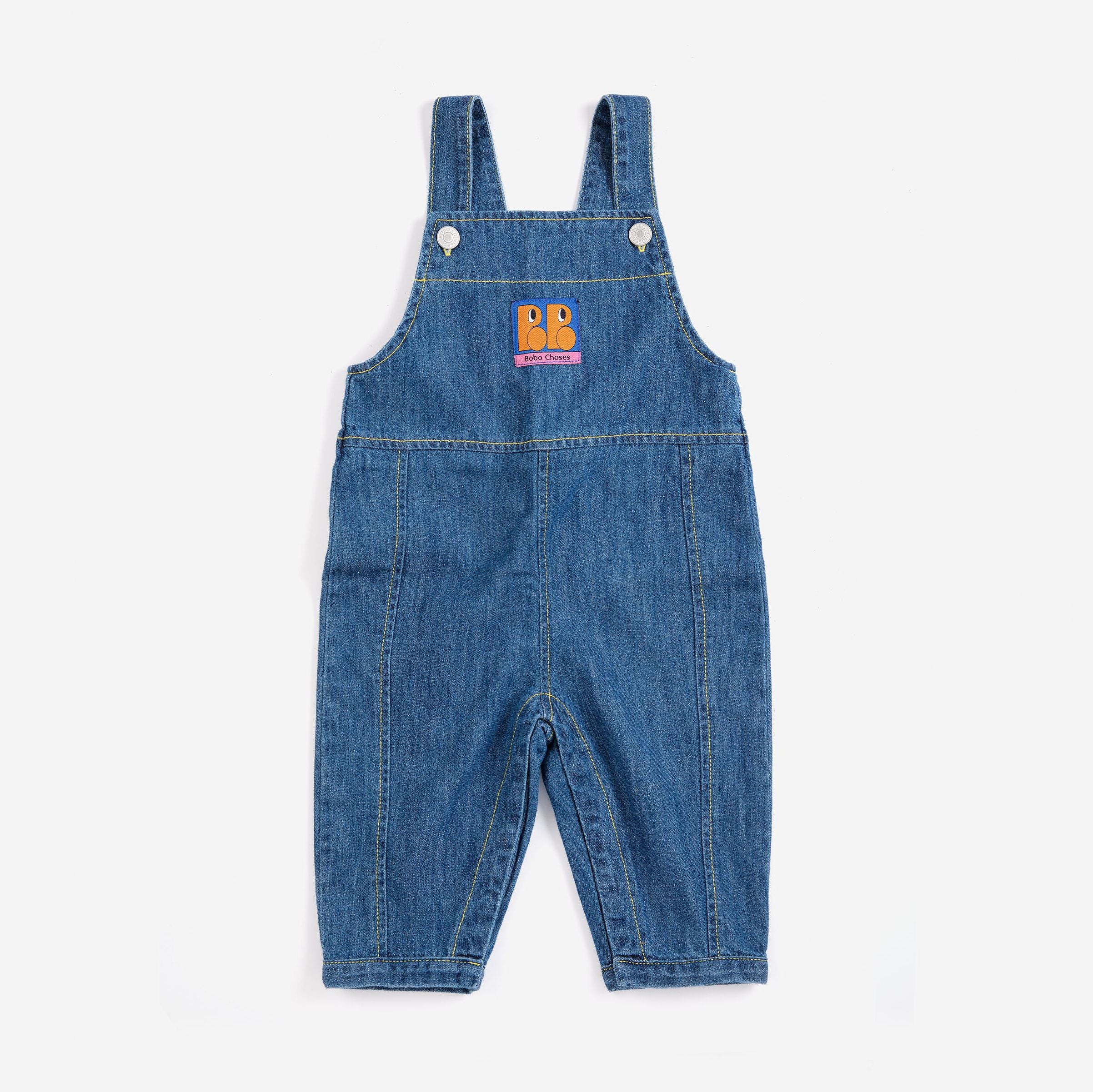 Baby Boys & Girls Blue Denim Jumpsuit