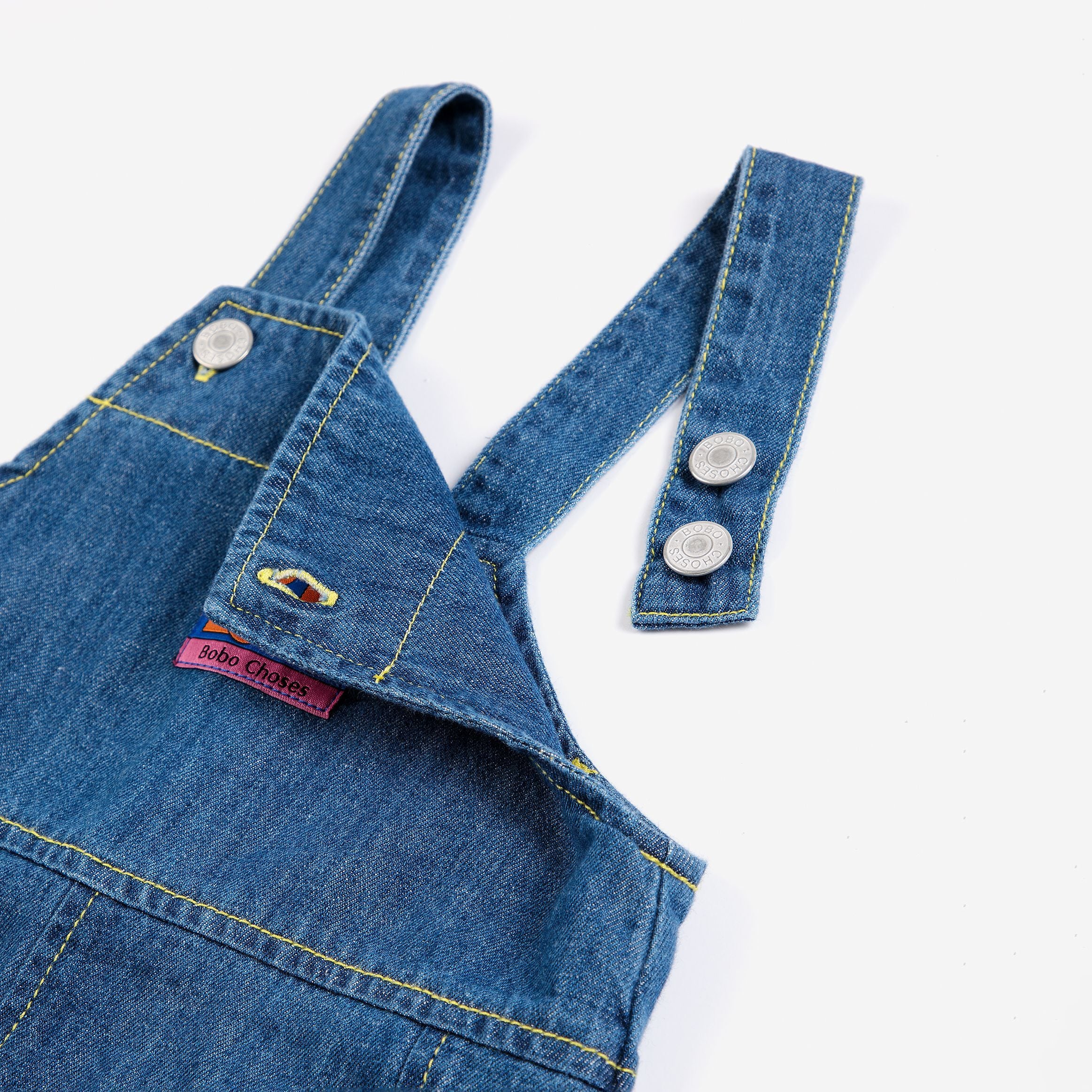 Baby Boys & Girls Blue Denim Jumpsuit