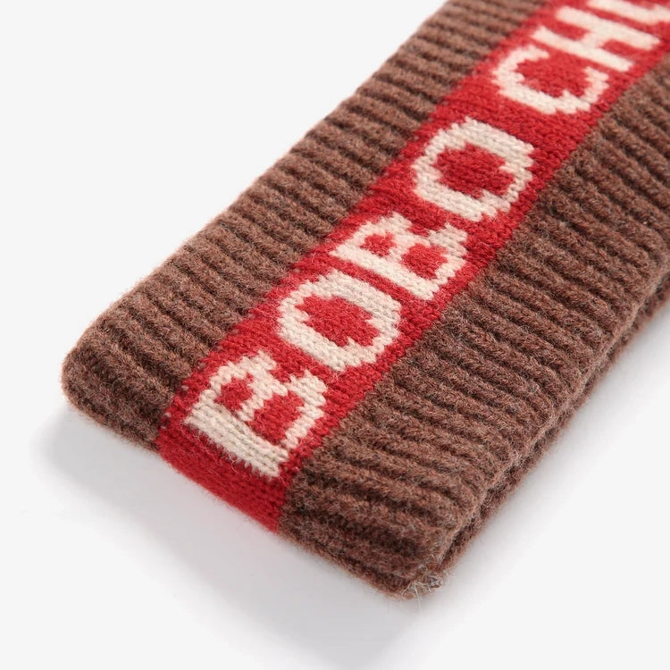 Women Dark Brown Wool Headband