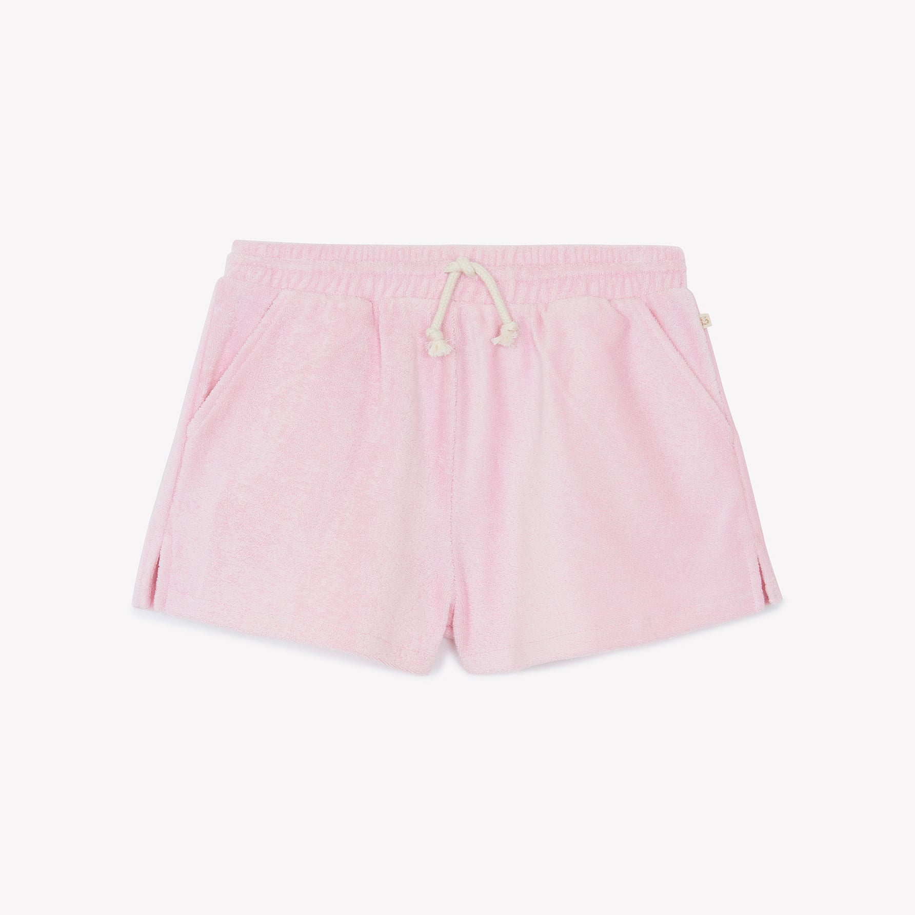 Girls Pink Cotton Shorts