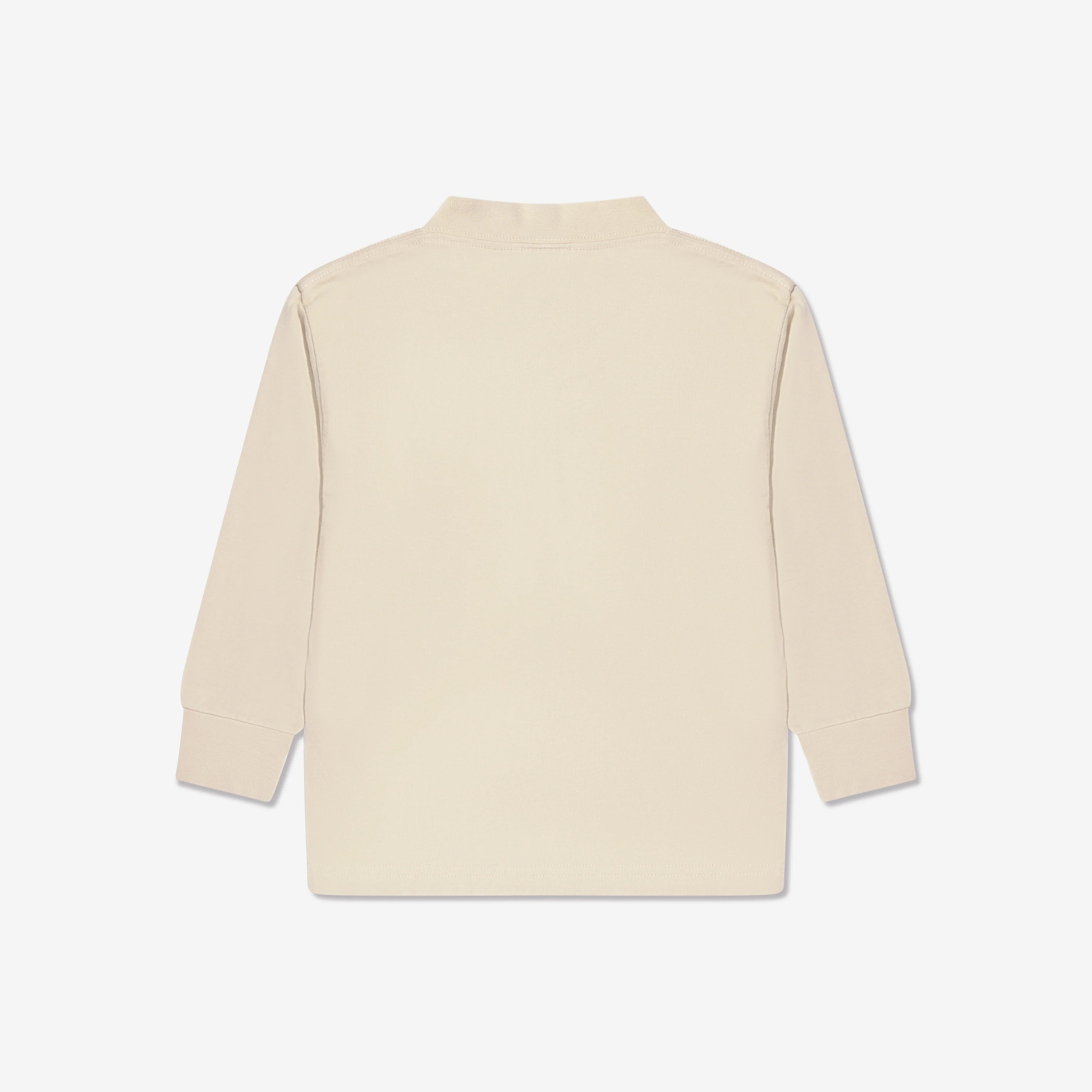 Boys & Girls Beige Logo Cotton T-Shirt