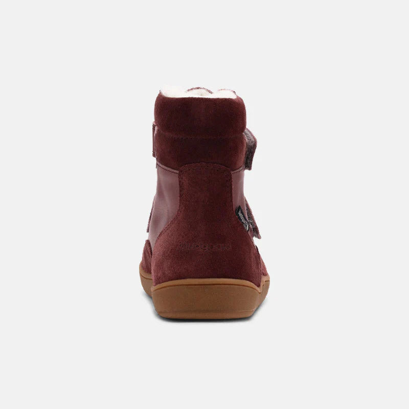 Boys & Girls Wine Red "Basil Strap II TEX" Shoes