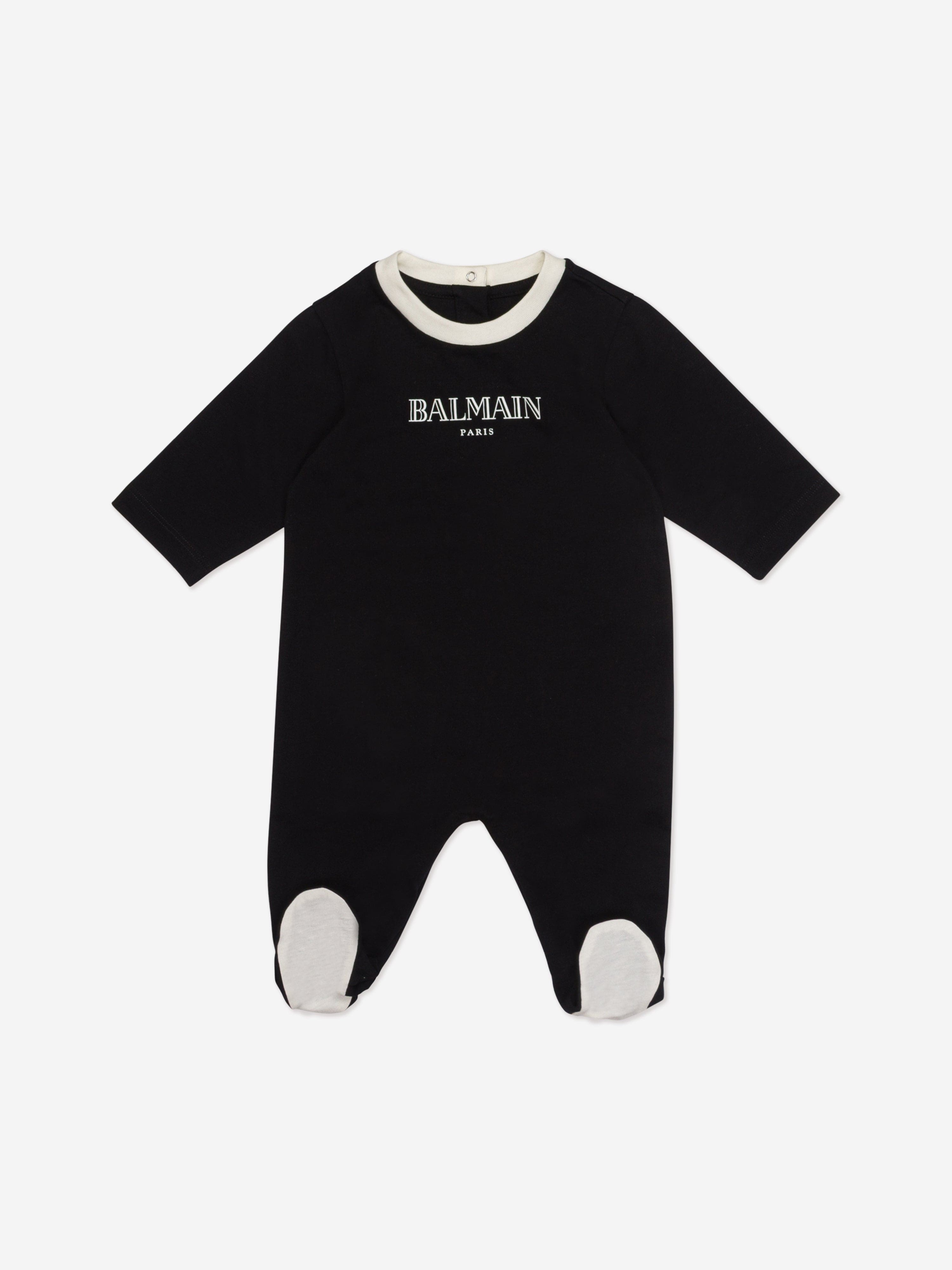 Balmain Baby Logo Gift Set in Ivory