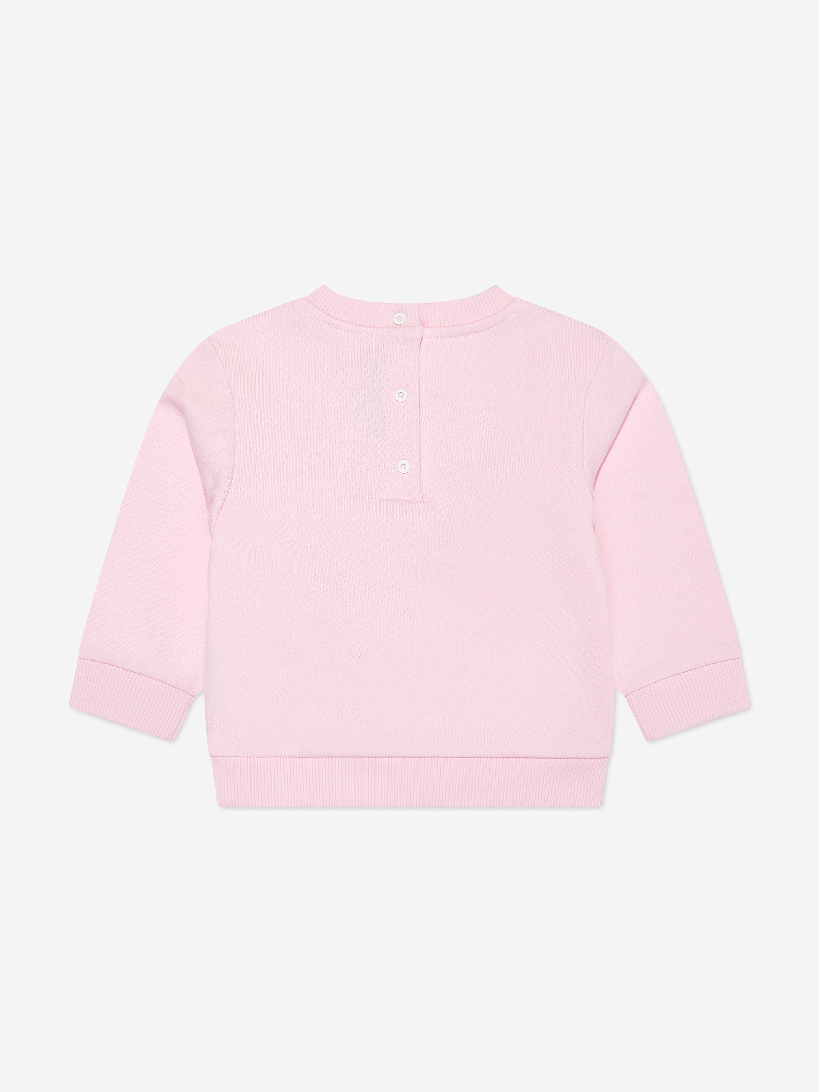 Balmain Baby Girls Logo Sweatshirt in Pink
