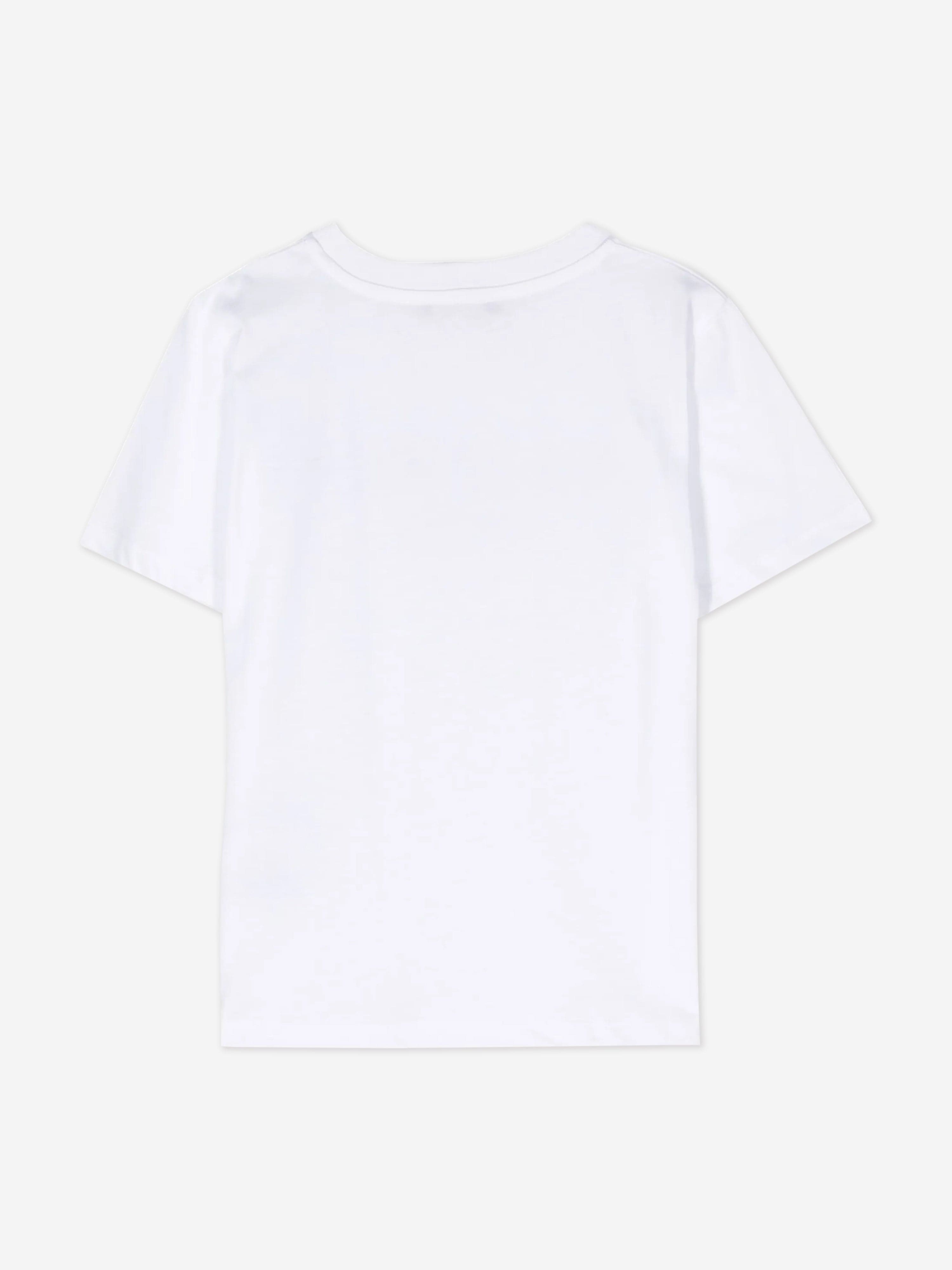 Balmain Kids Logo T-Shirt in White