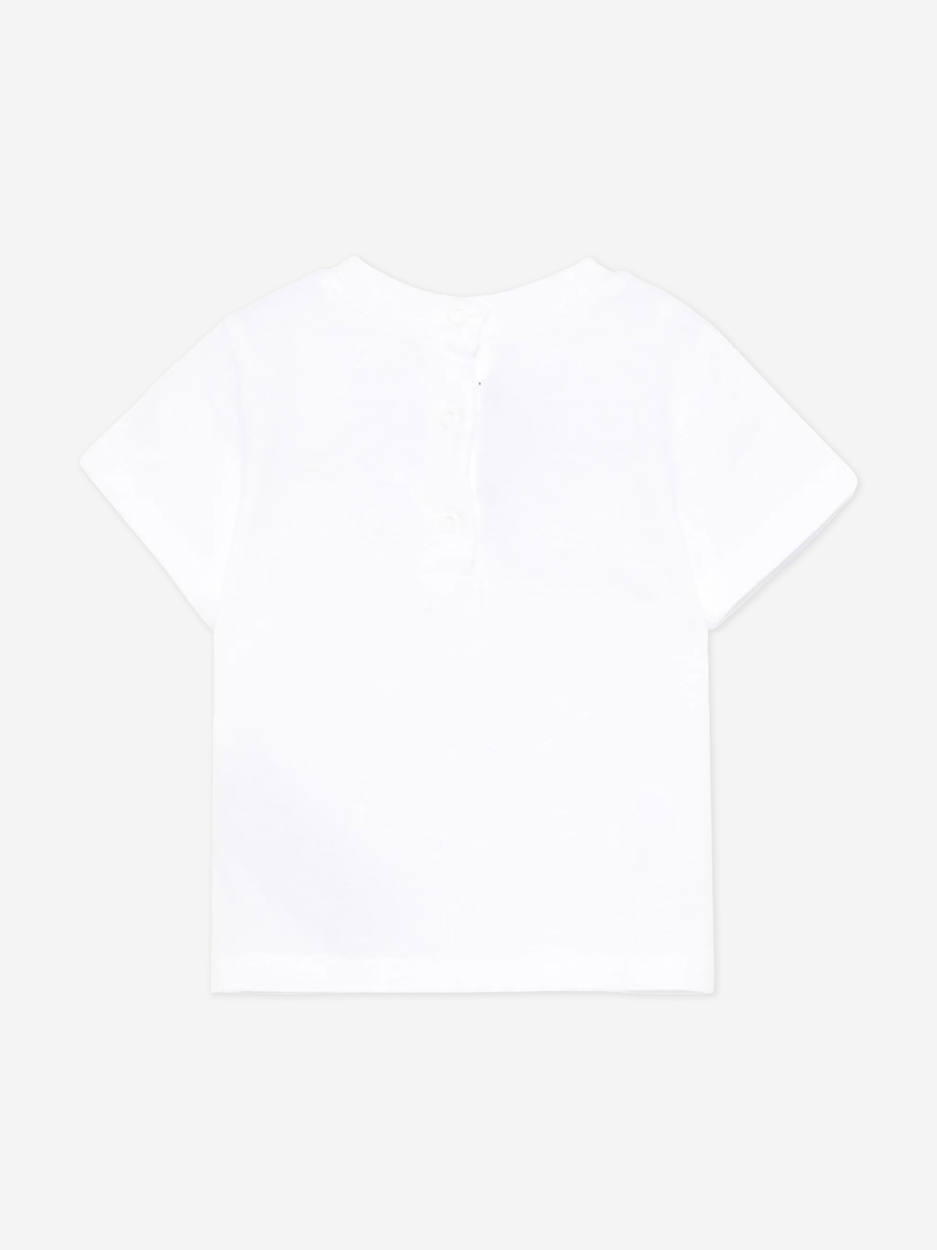 Balmain Baby Girls Logo T-Shirt in White