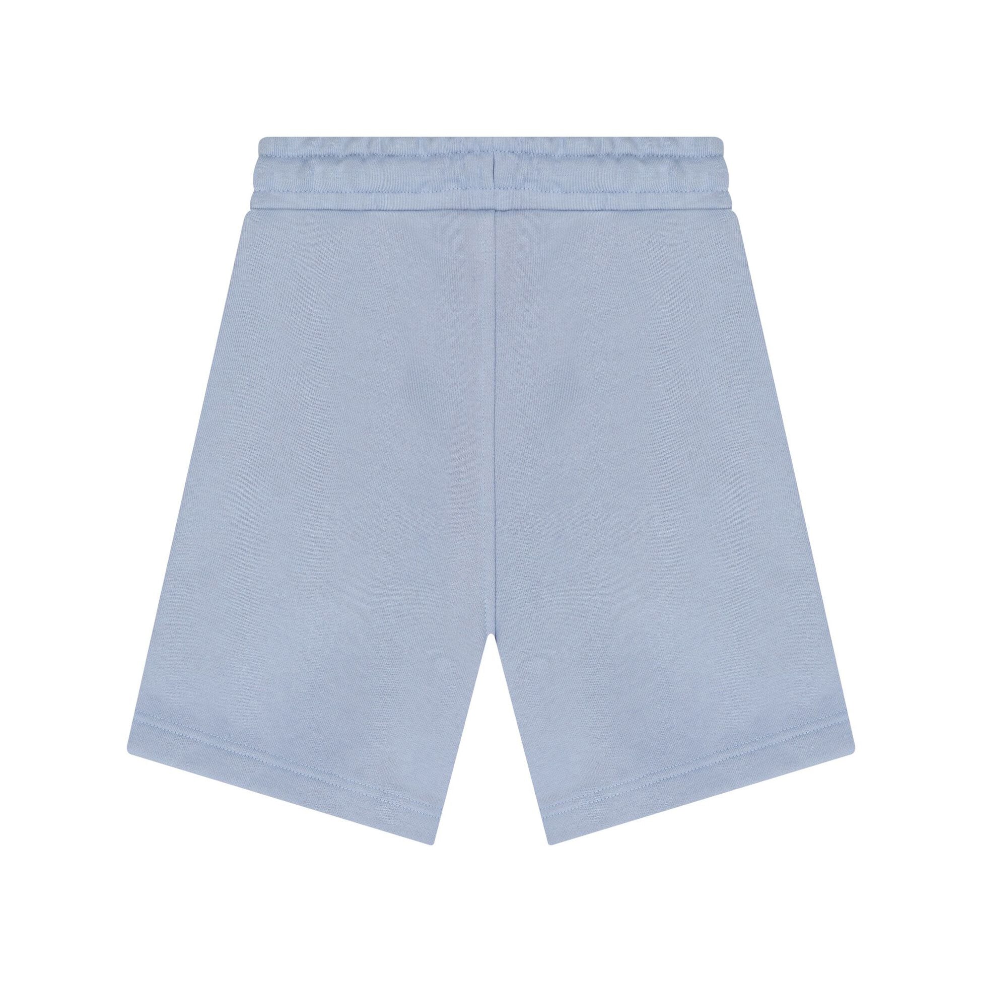 Boys Light Blue Cotton Shorts