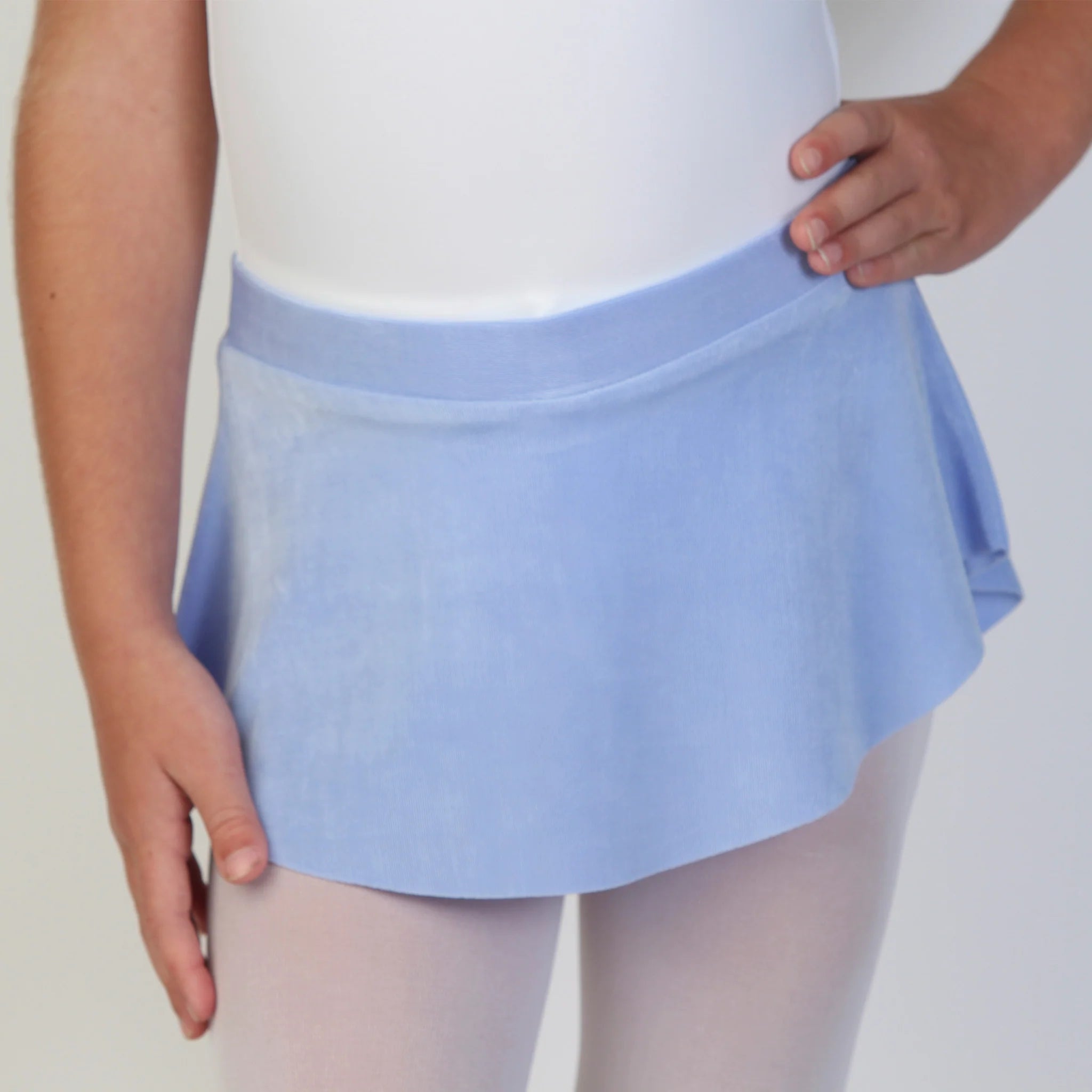 Girls Blue Ballet Skirts