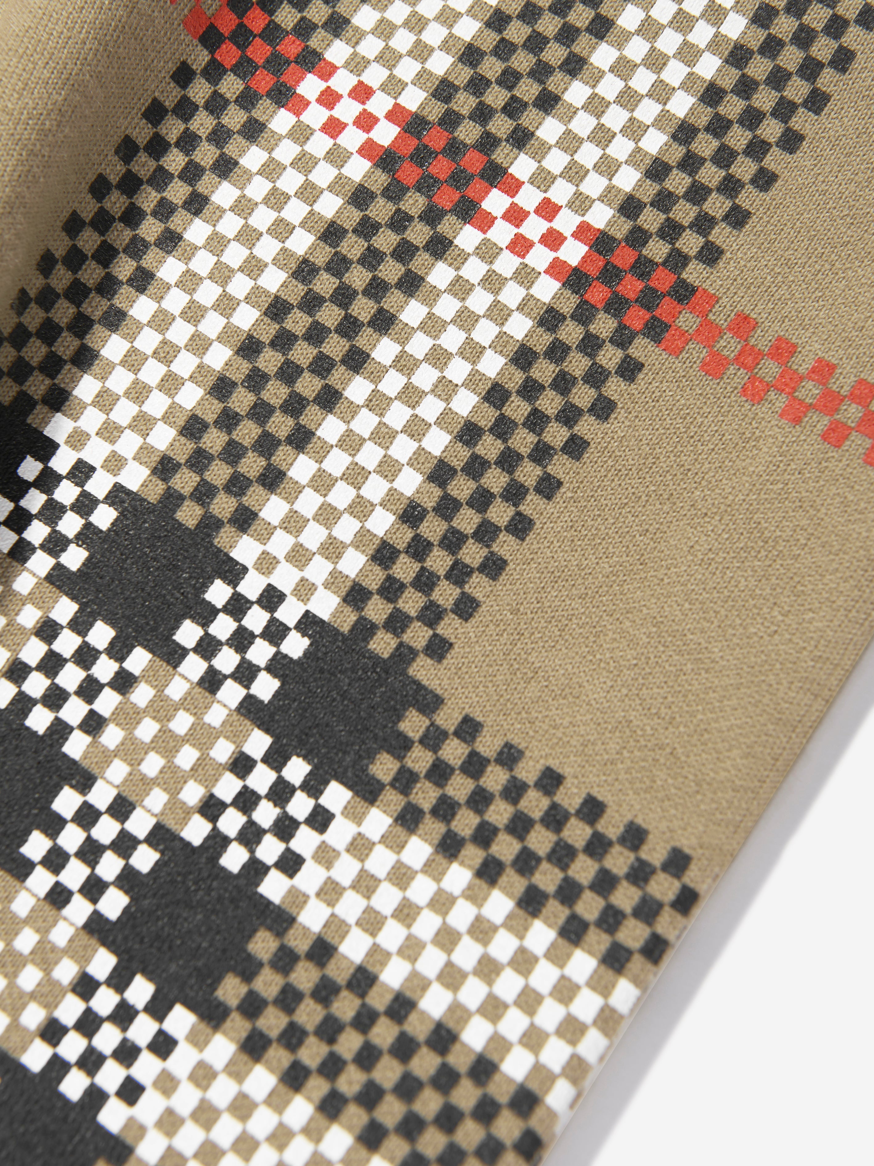 Girls Ginny Cape in Archive Beige Check