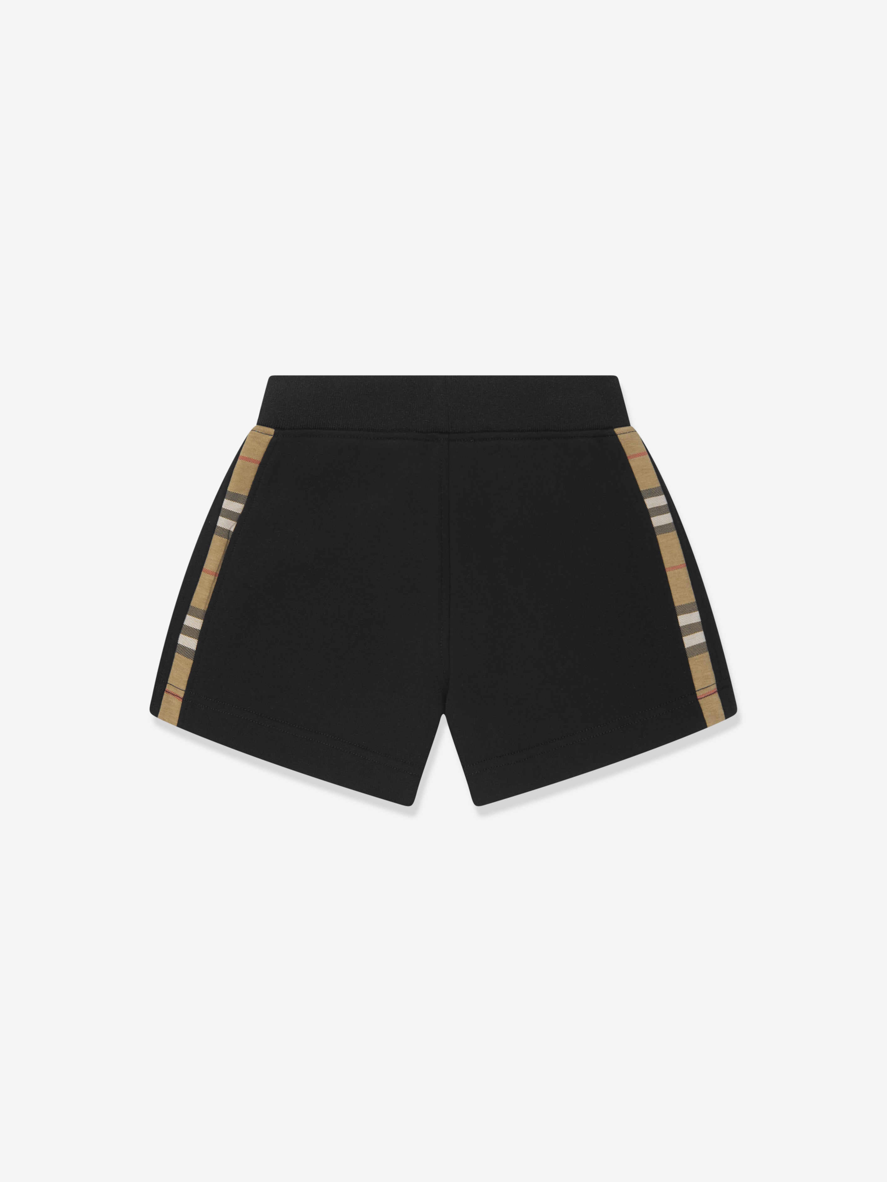 Girls Caterina Check Shorts in Black