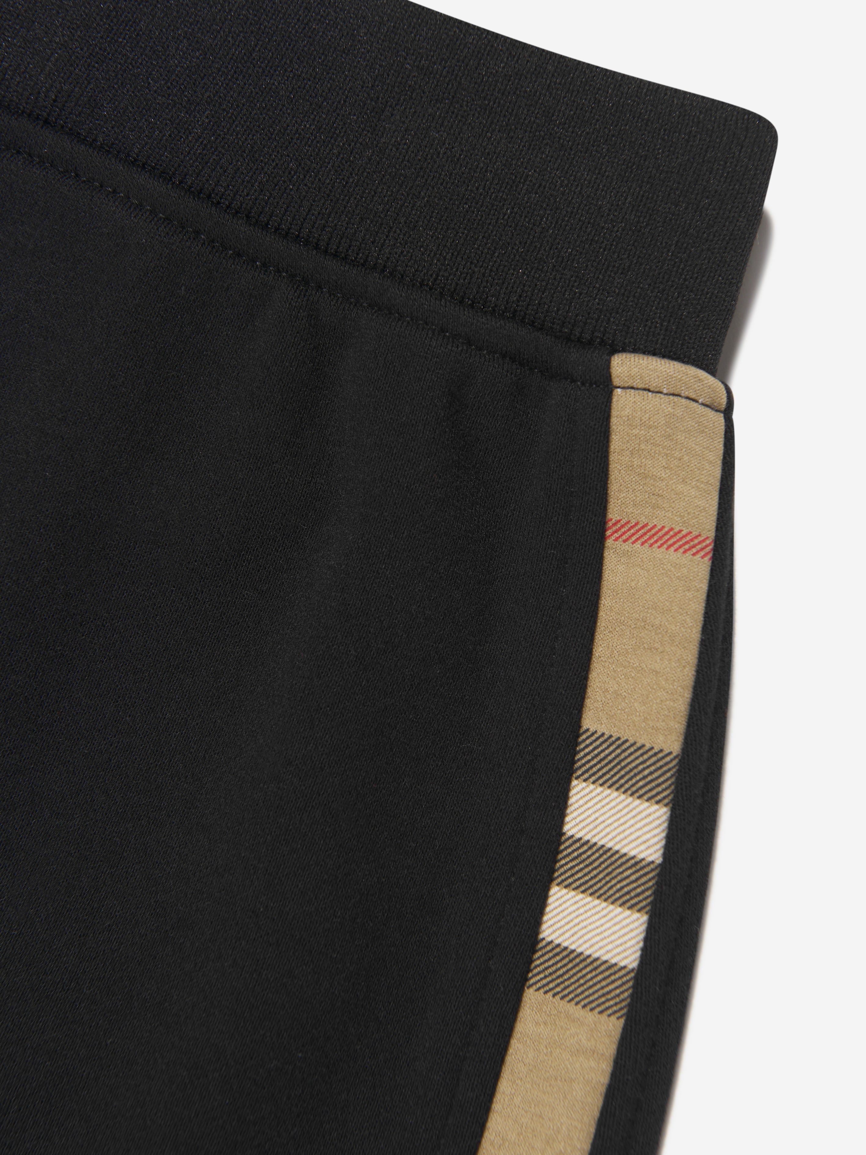 Girls Caterina Check Shorts in Black